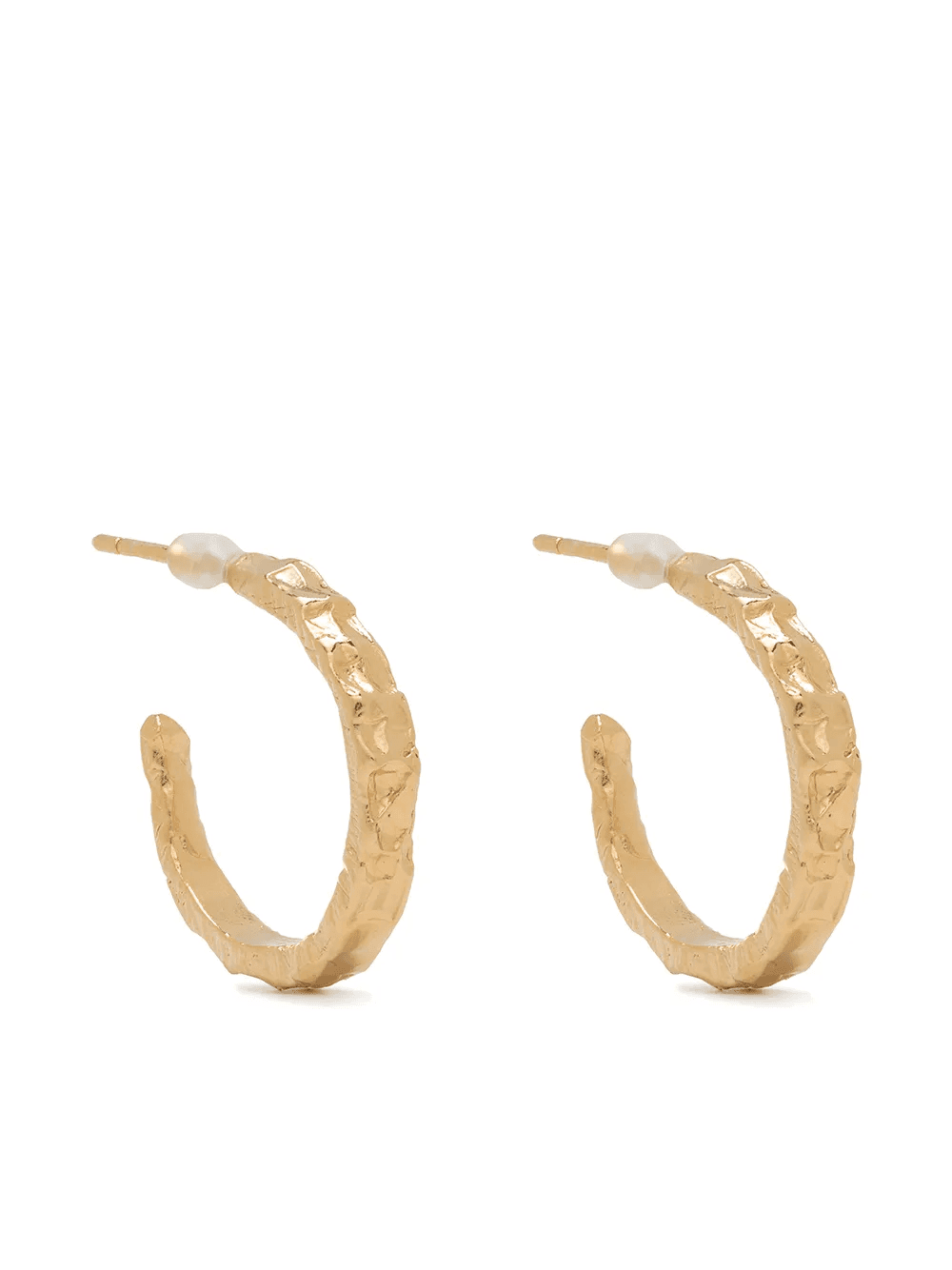 Diplo textured hoop earrings - Image 1