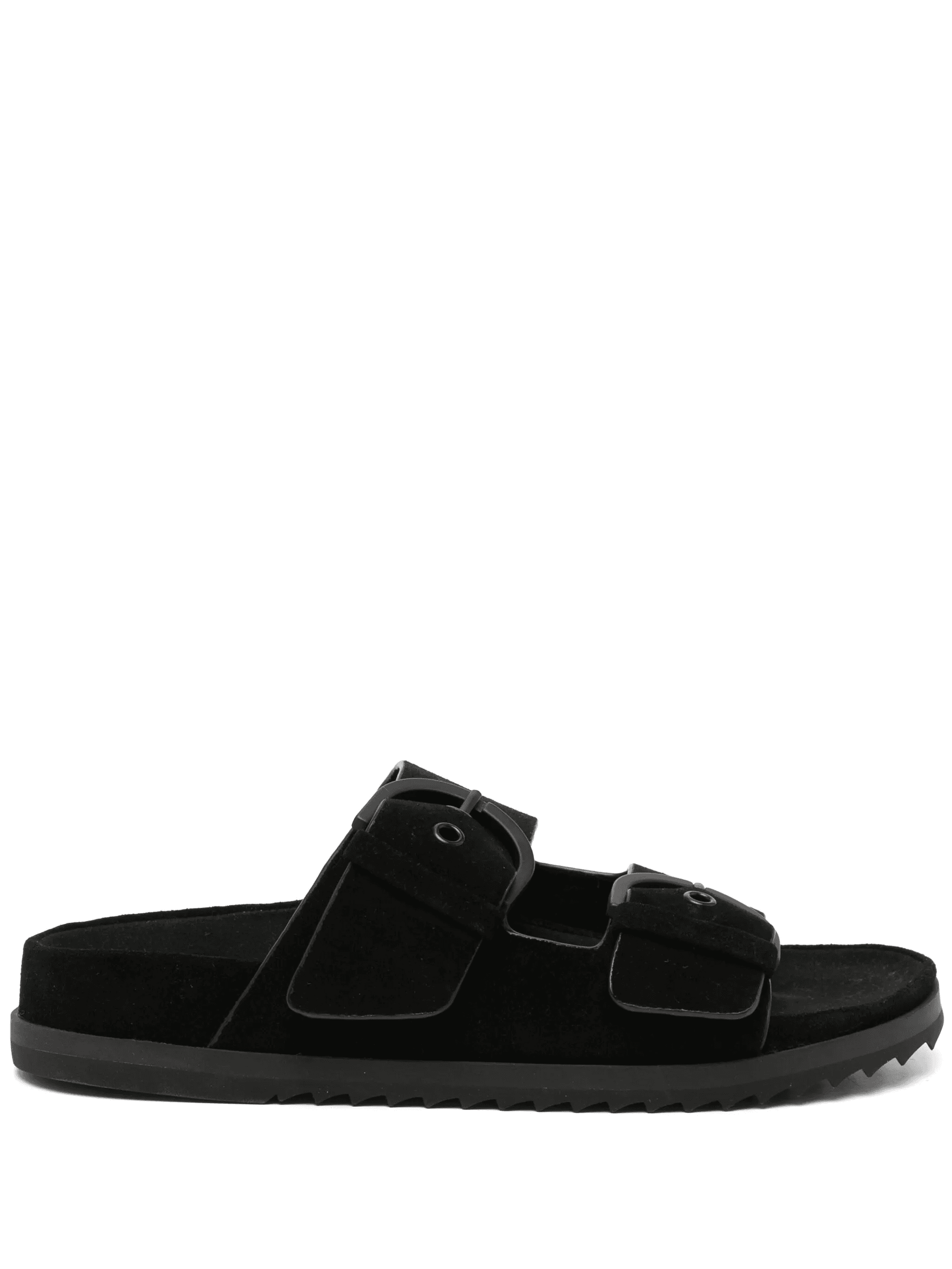 suede buckle slides - Image 1