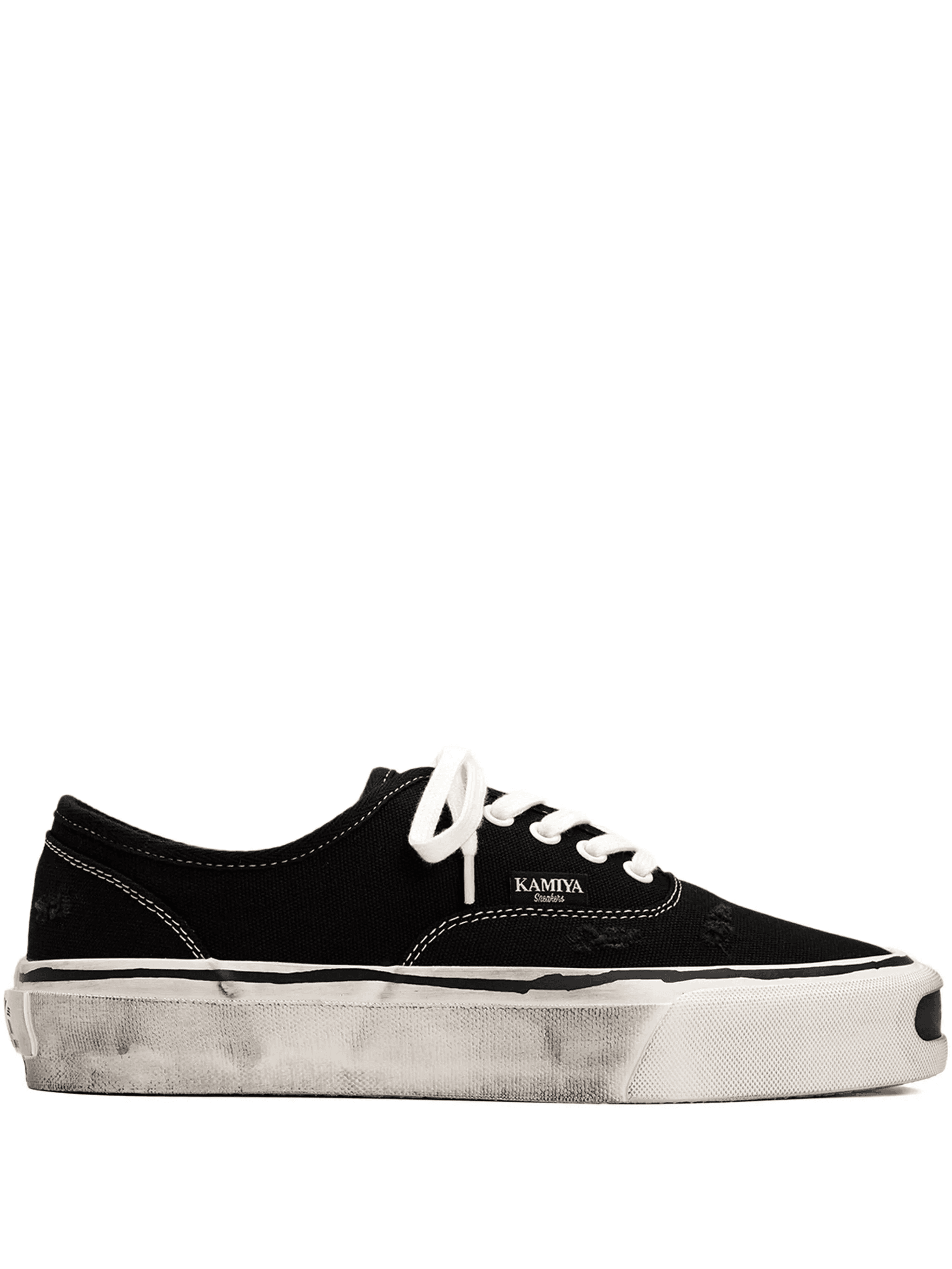 Herc distressed vulcanized sneakers - Image 1