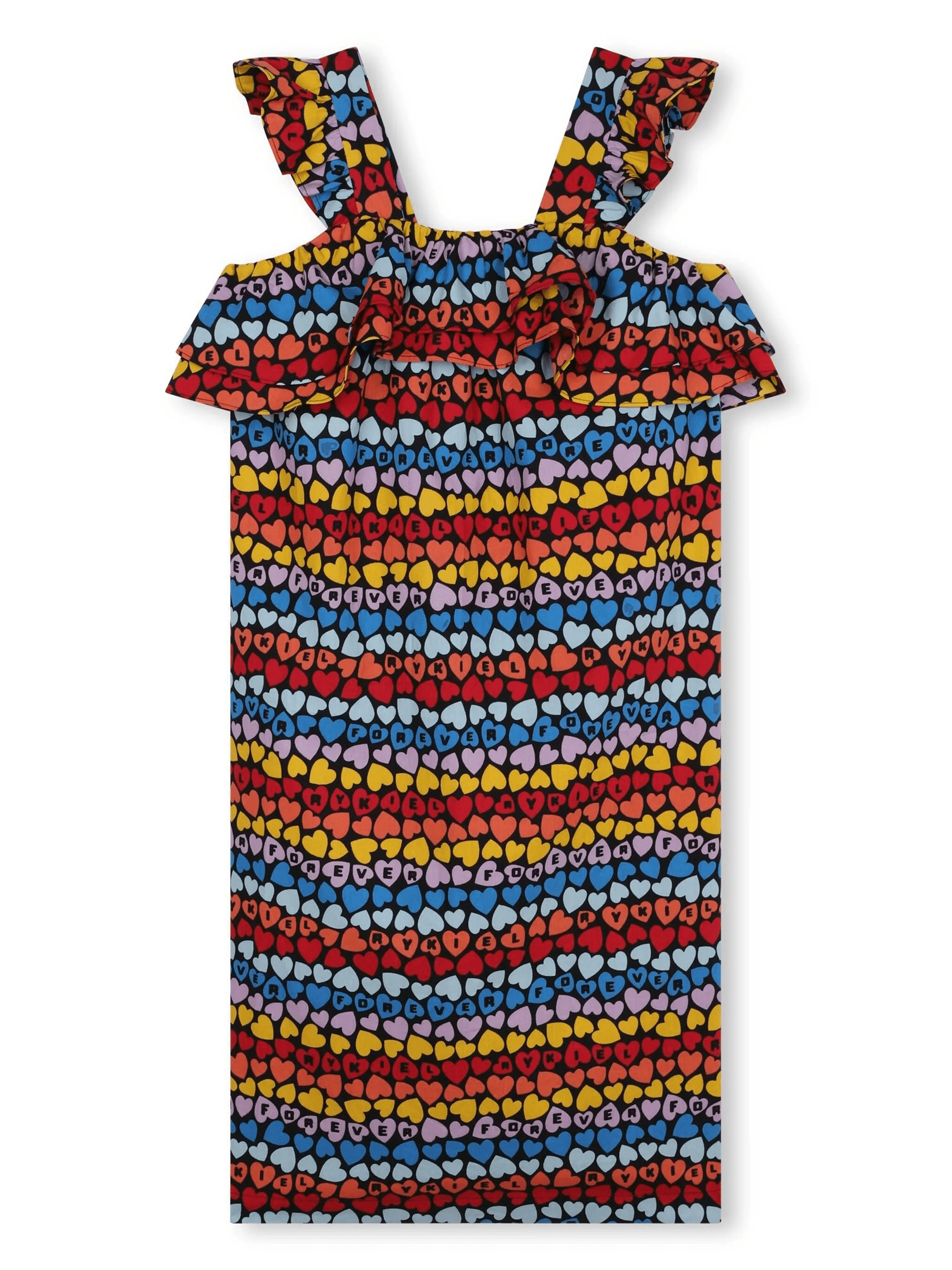 logo-print cotton dress - Image 1
