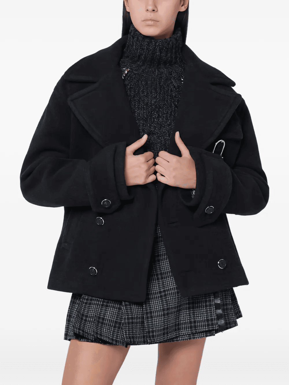 melange wool jacket - Image 1