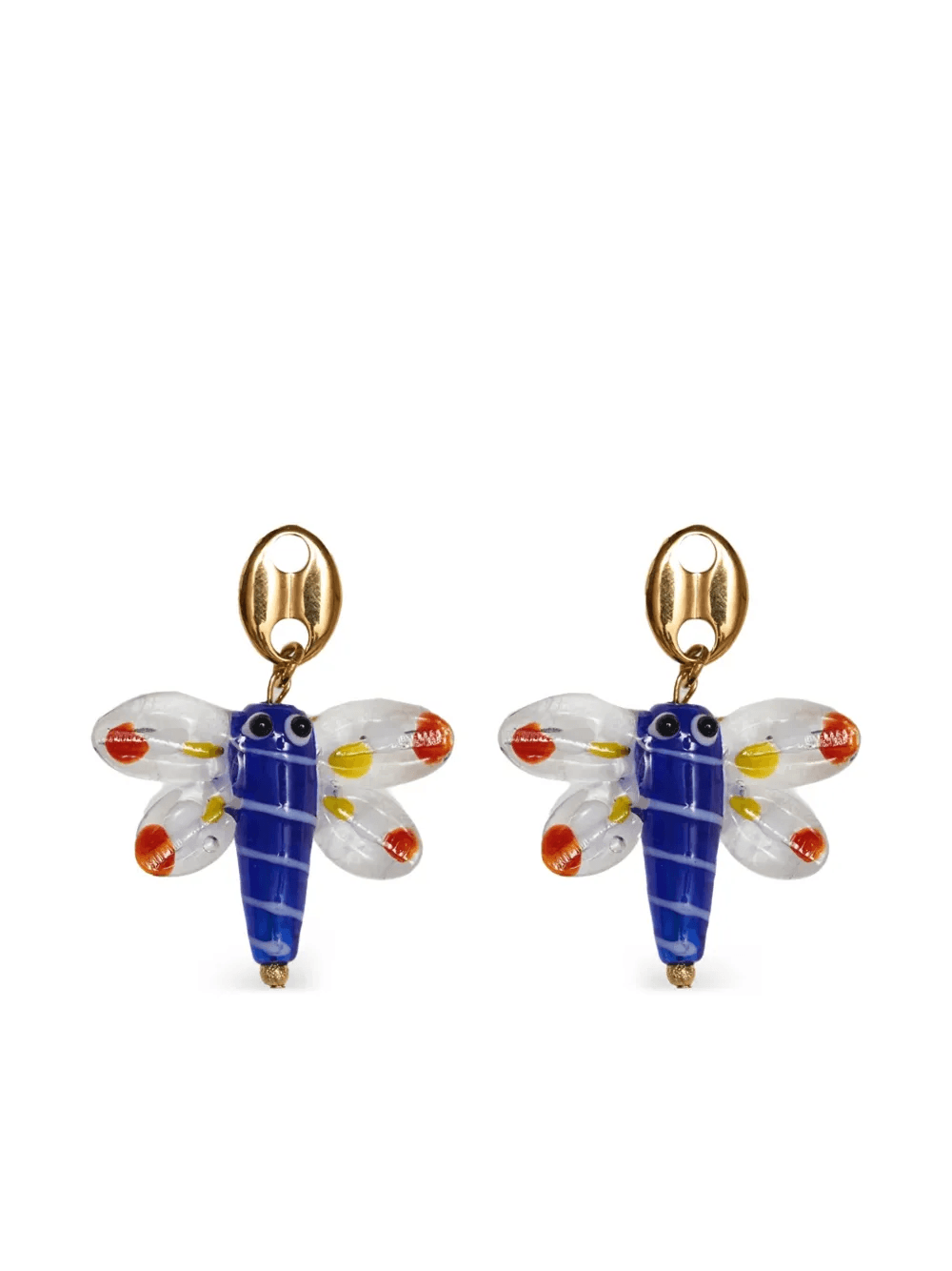 dragonfly glass earrings - Image 1