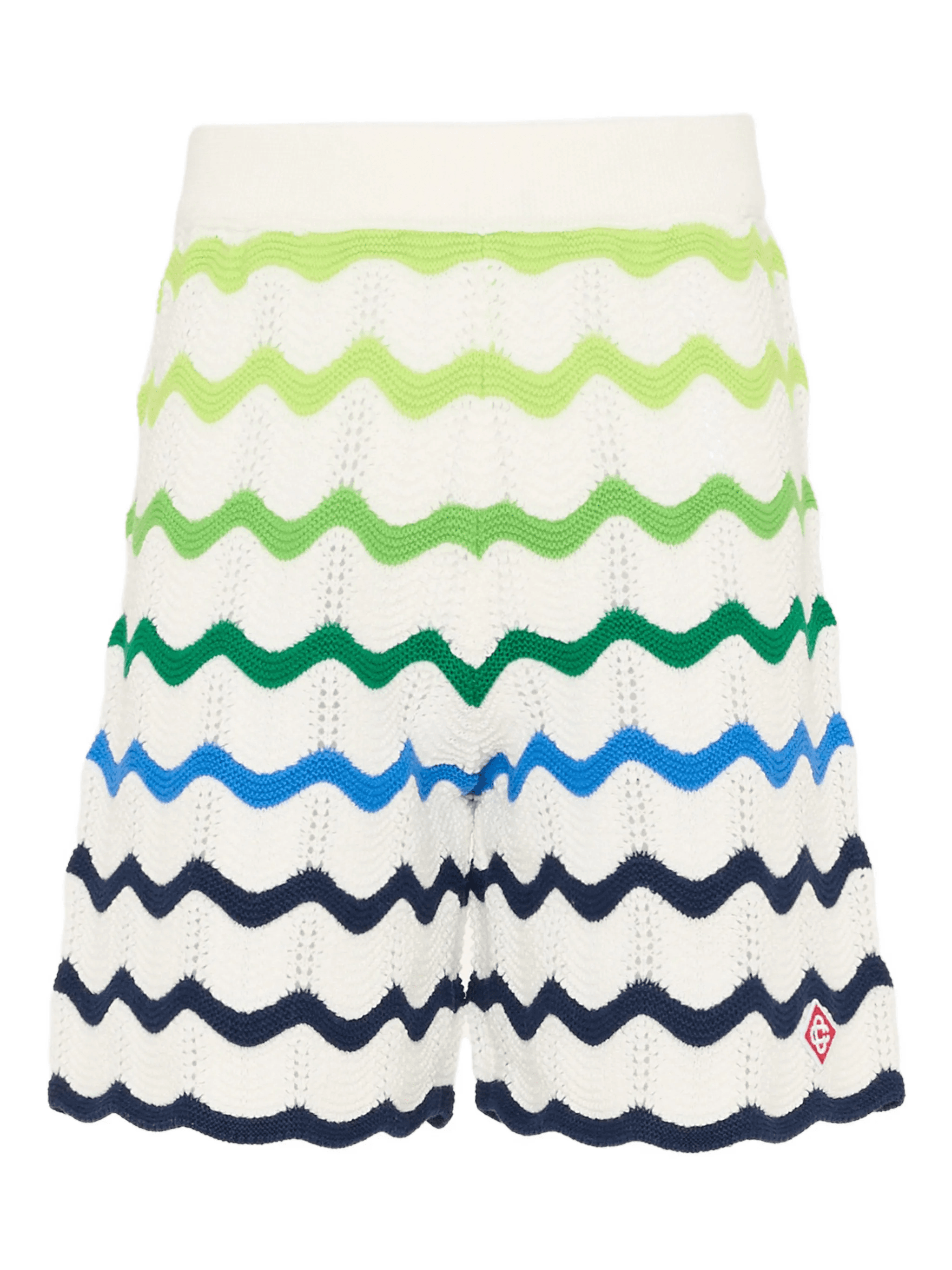 wave-pattern shorts - Image 1