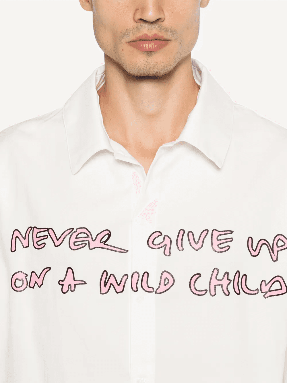 cropped short-sleeve shirt — Image 2