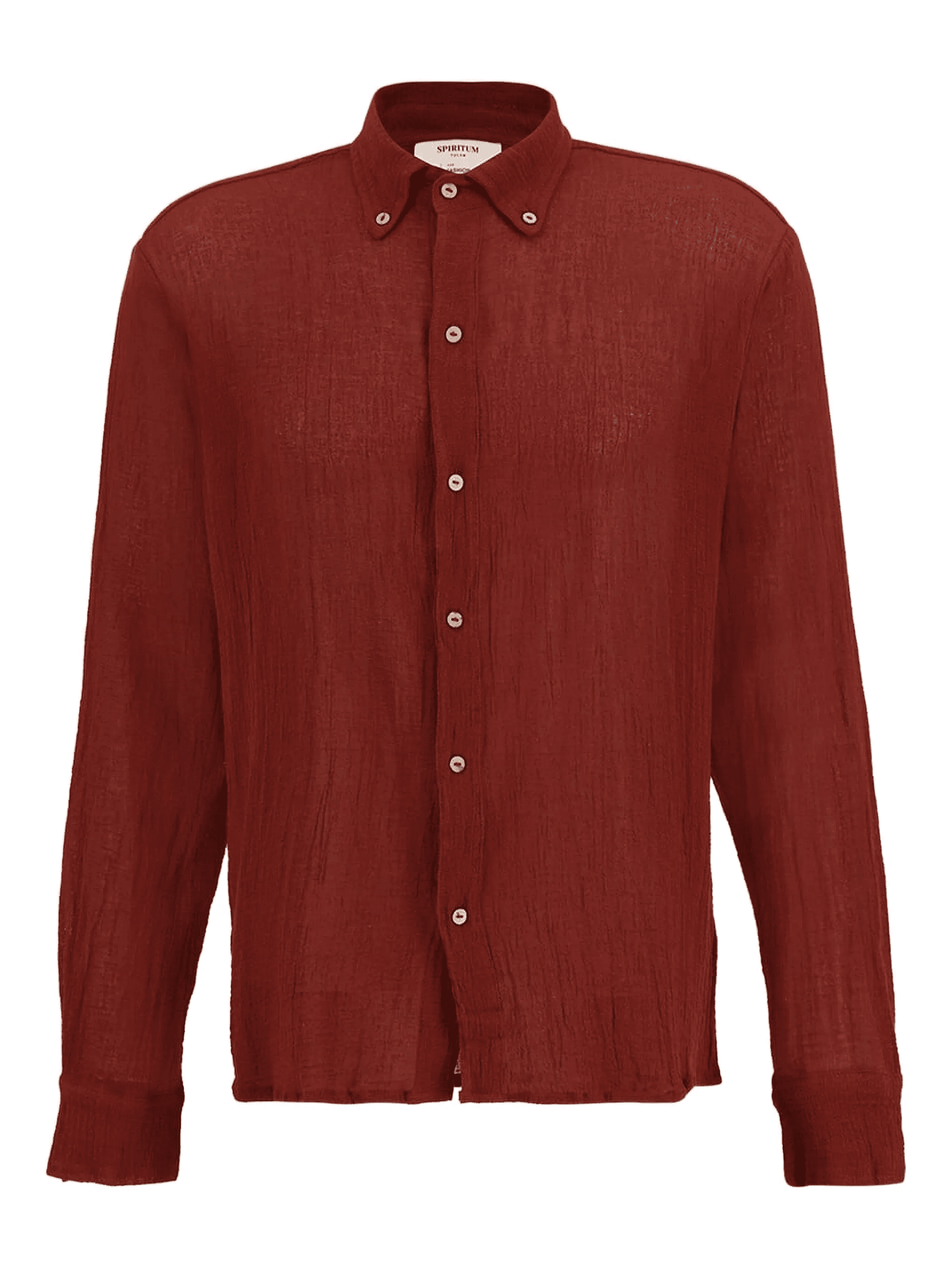 long-sleeve cotton shirt - Image 1