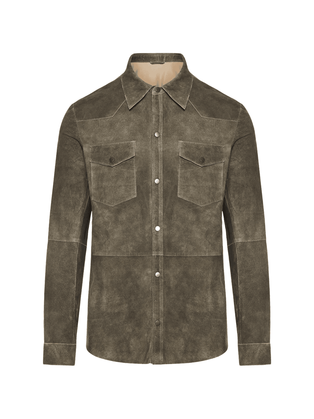 chest pockets shirt jacket - Image 1