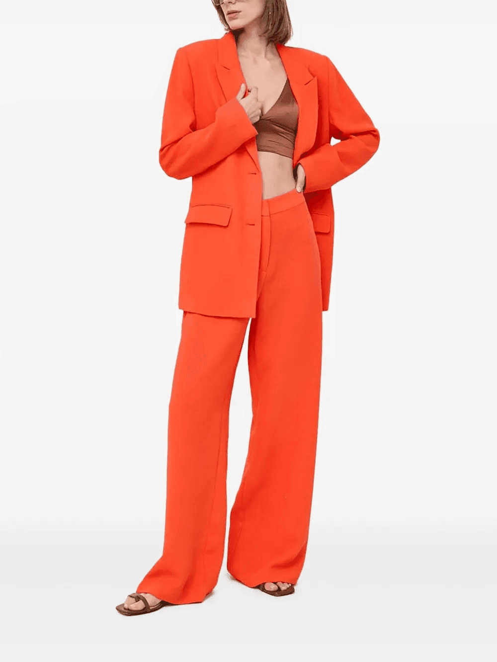 single-breasted blazer - Image 1