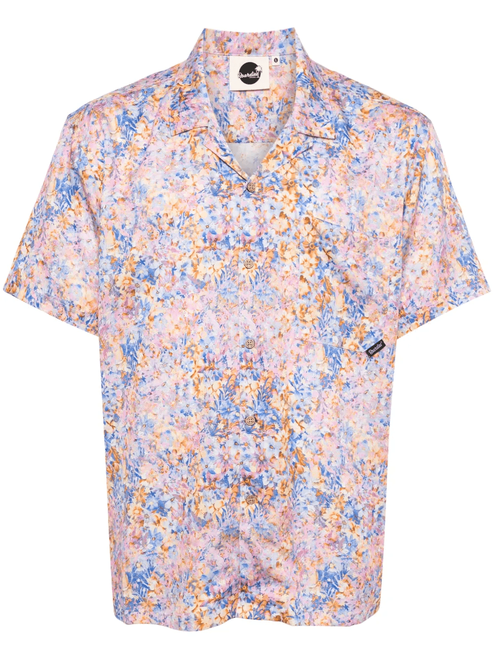 floral-print Lyocell shirt - Image 1