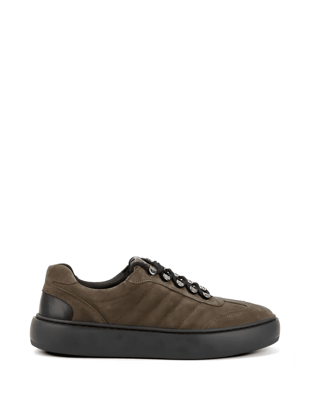 quilted lace-up sneakers - Image 1