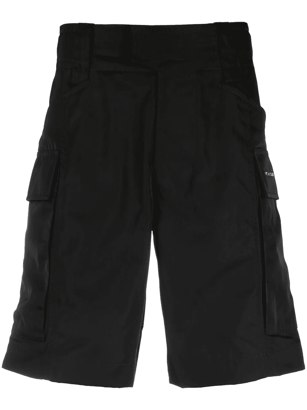 high-waisted cargo shorts - Image 1