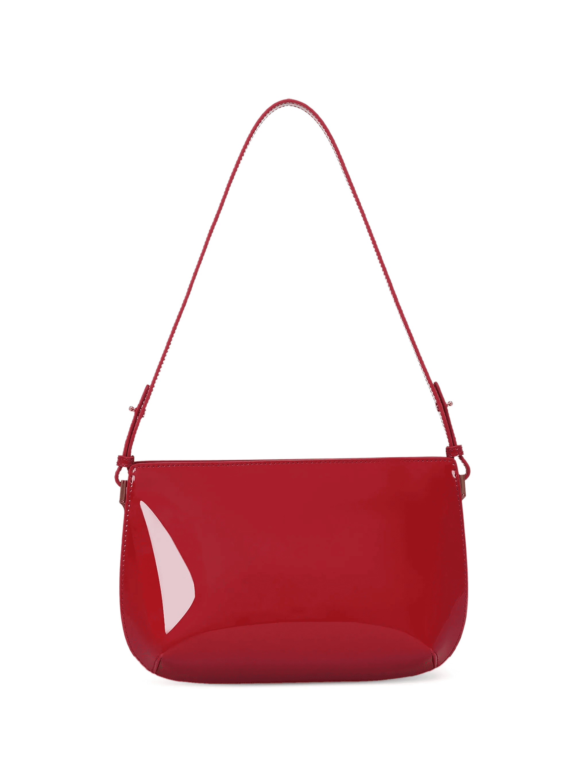 patent-leather shoulder bag - Image 1