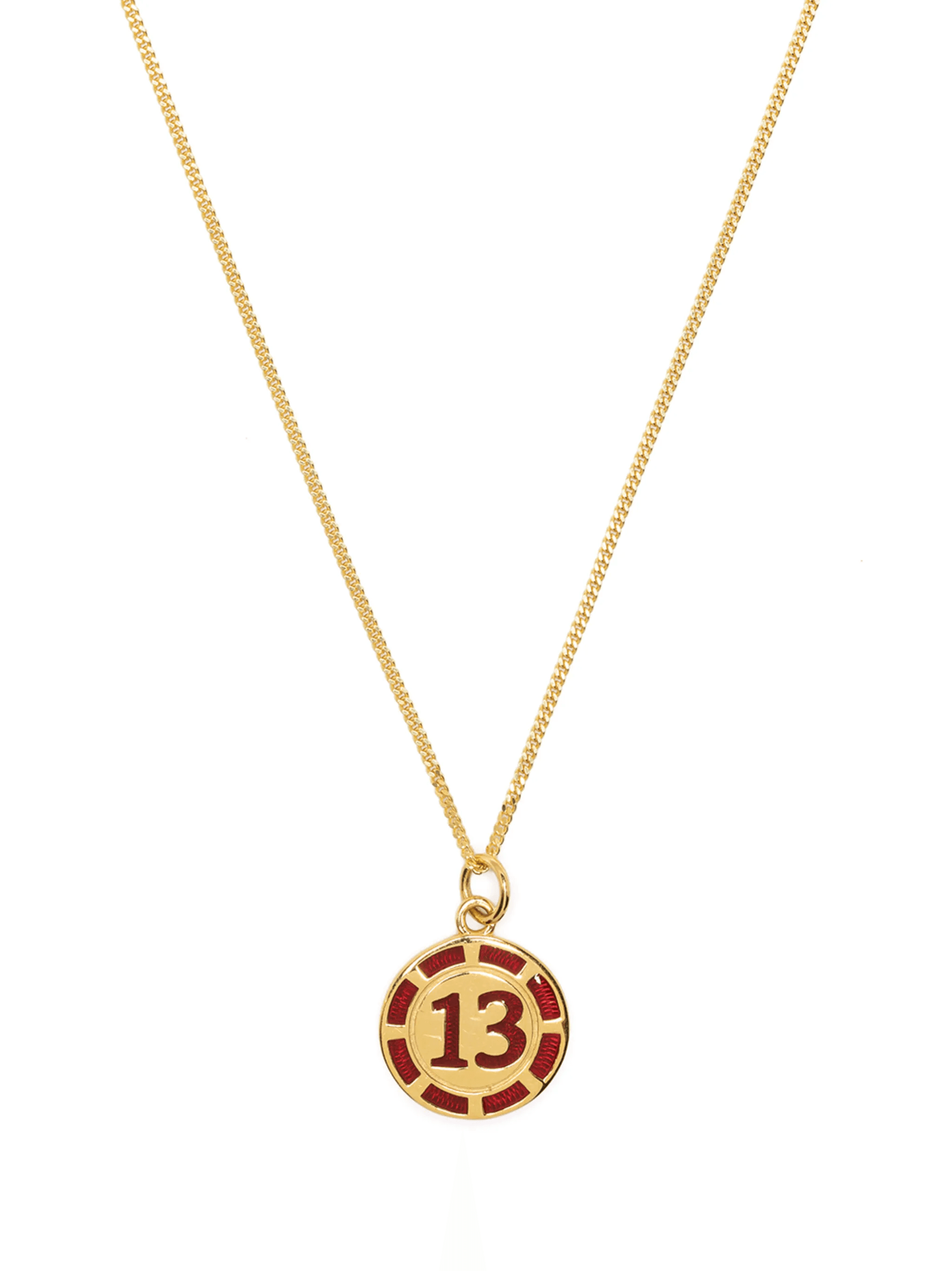 Vegas 13 poker chip pendant necklace - Image 1