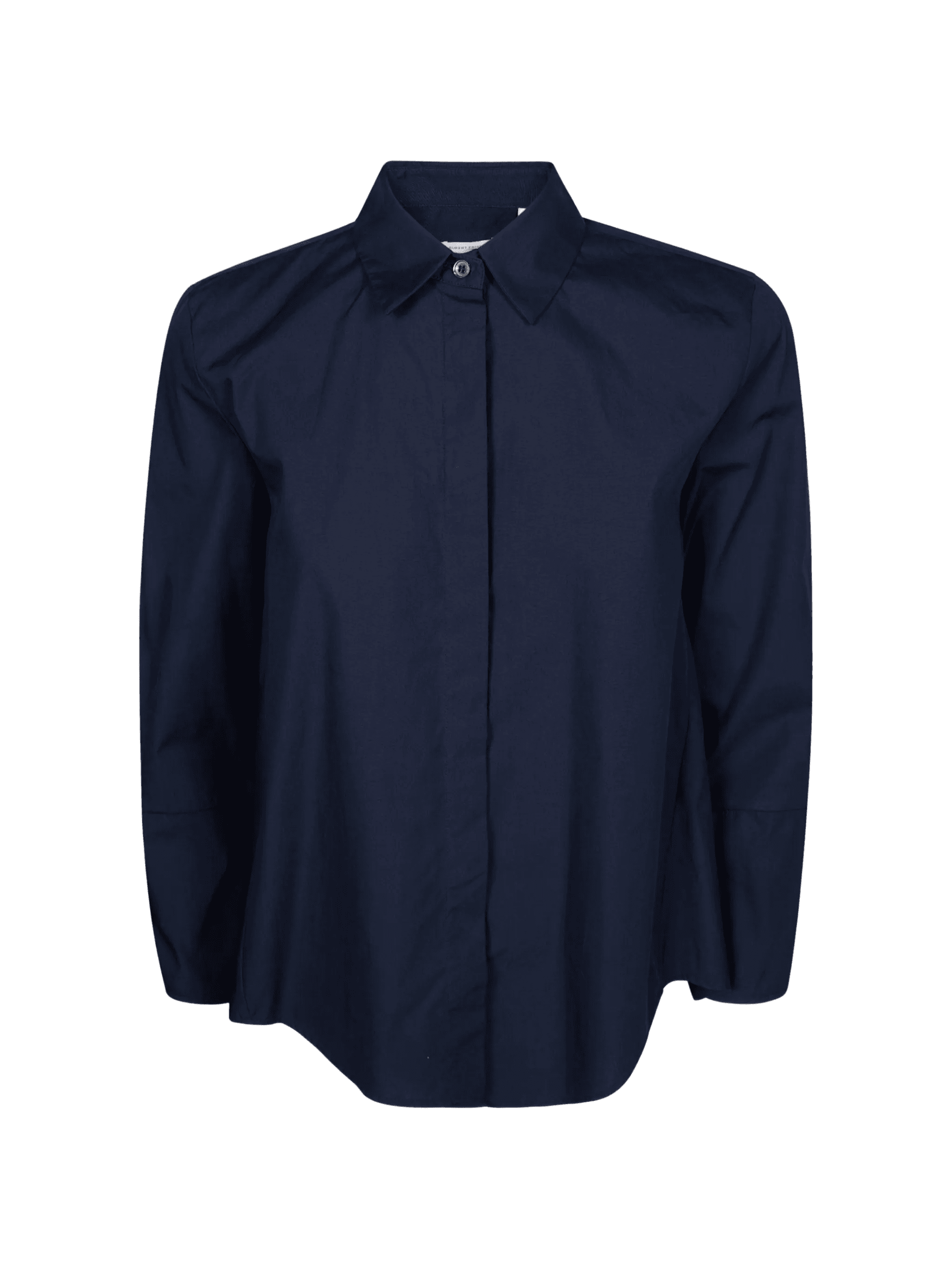 poplin long-sleeve shirt - Image 1