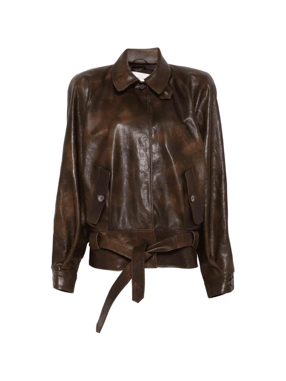 belted jacket - Image 1