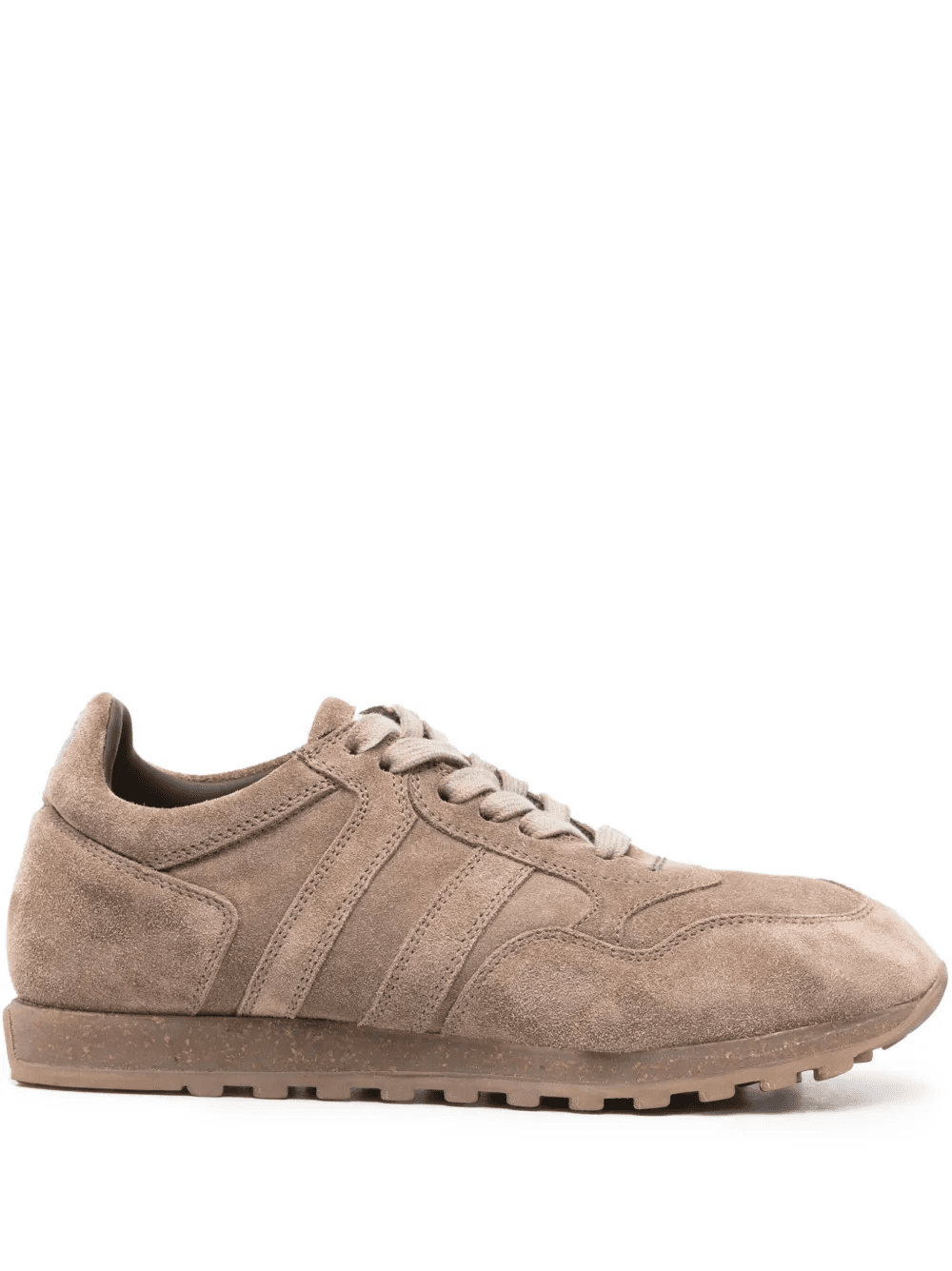 low-top leather sneakers - Image 1