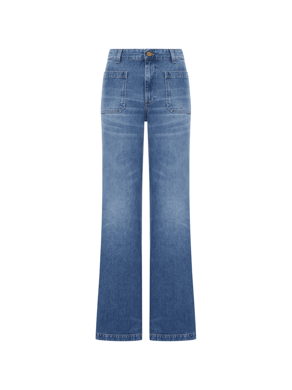 patch-pocket flared jeans - Image 1