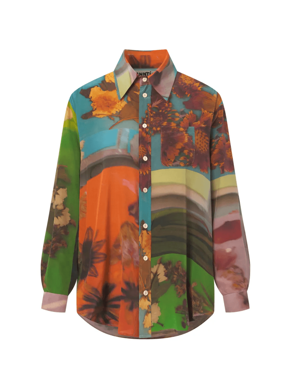 printed long-sleeve shirt - Image 1