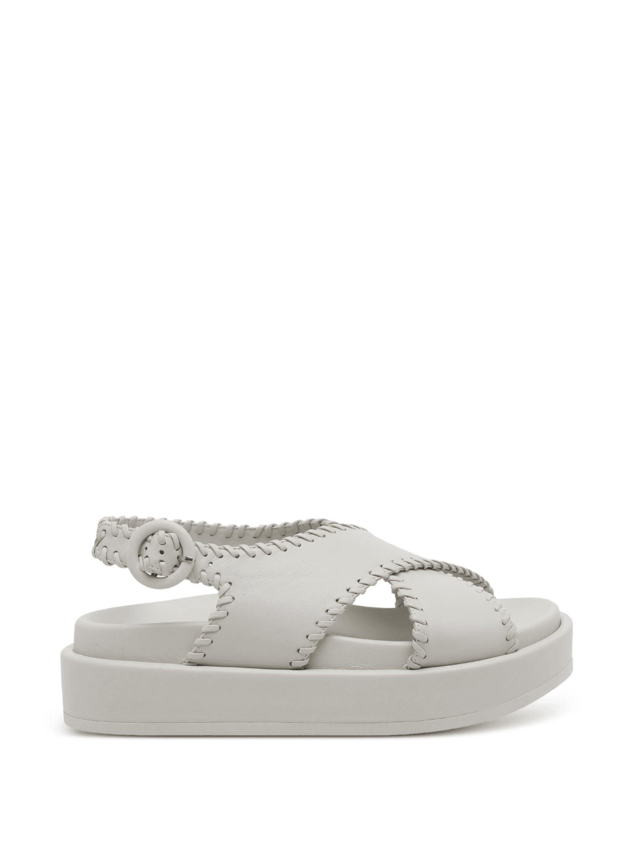 buckle leather sandals - Image 1
