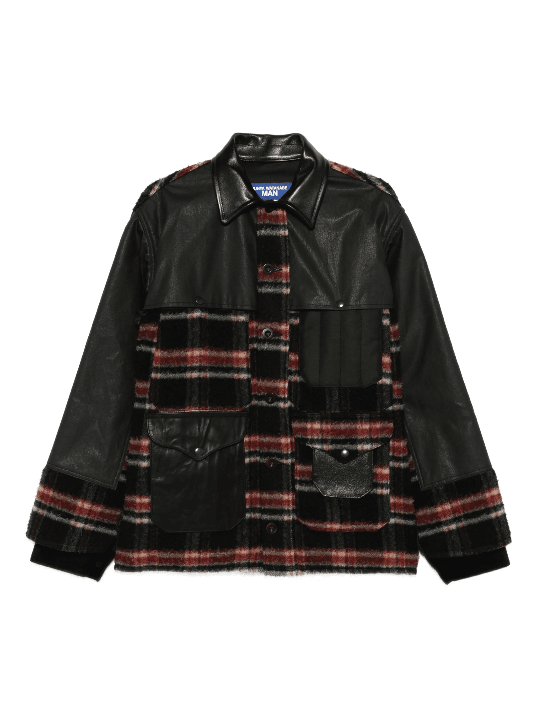 x Comme des Garçons check panelled jacket - Image 1