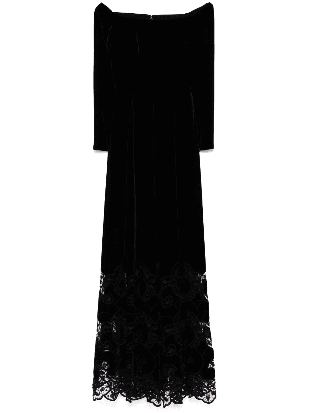 embroidered velvet dress - Image 1