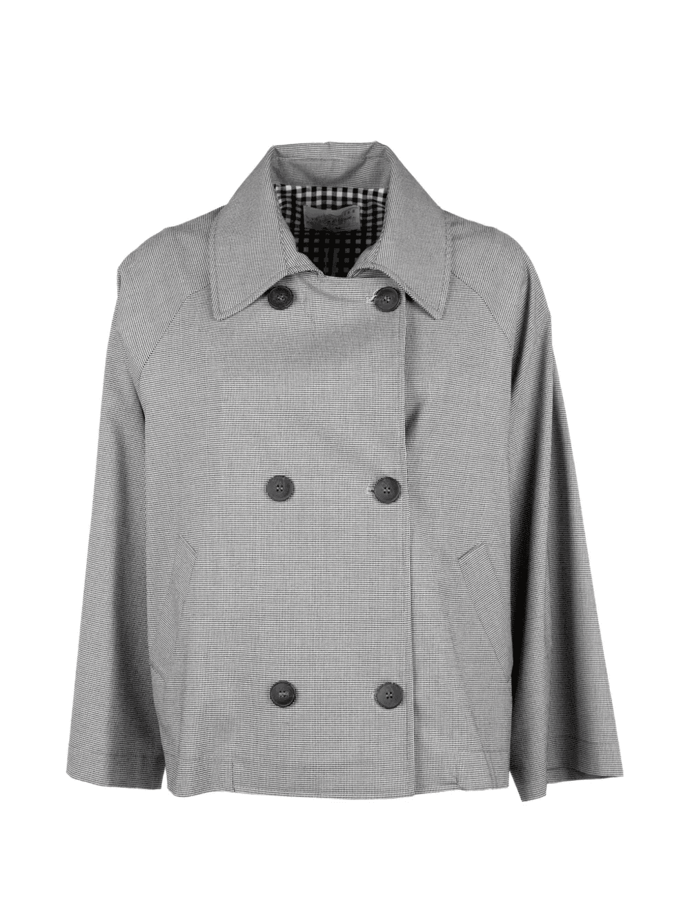 double-breasted trench coat - Image 1