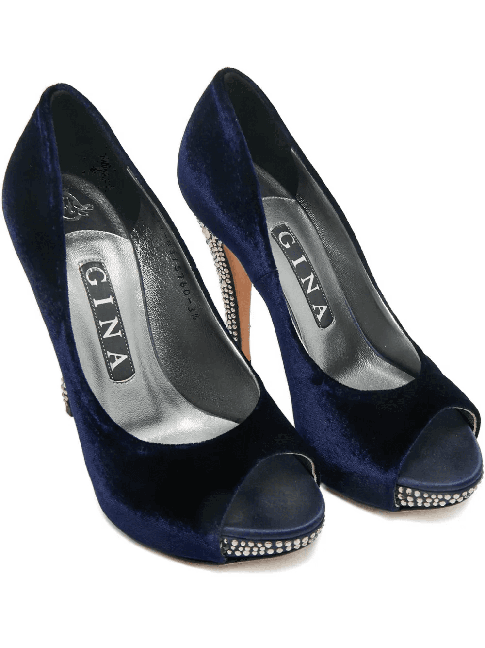 Jenna velvet platform pumps - Image 1