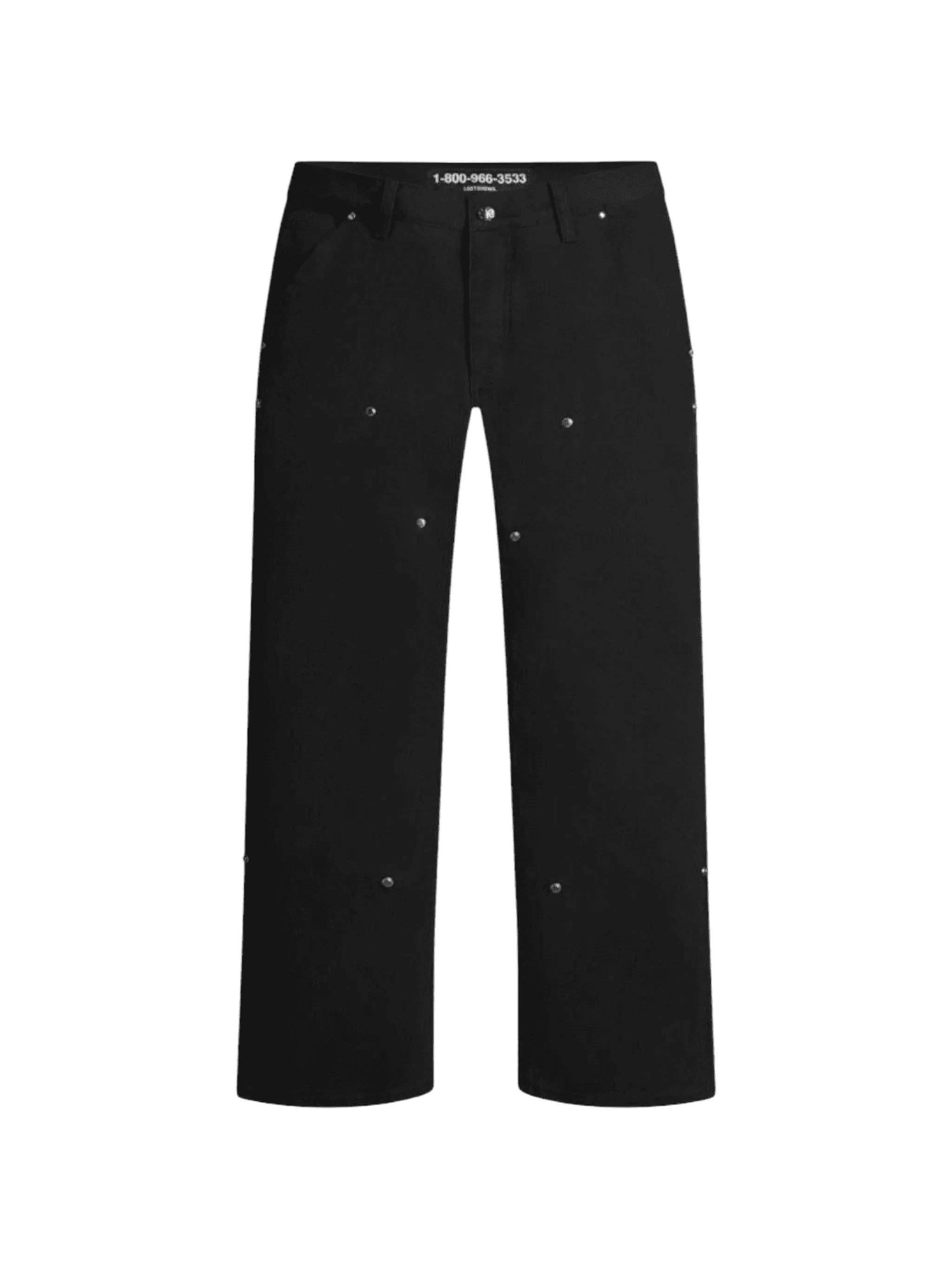 detached double knee jeans - Image 1