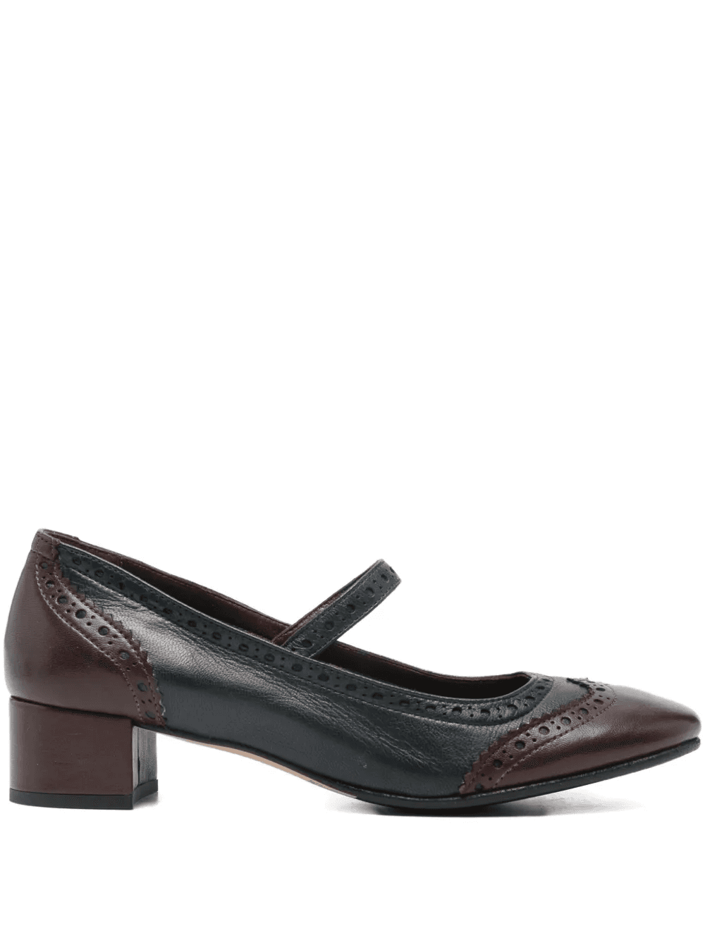 brogue-detail Mary Jane pumps - Image 1