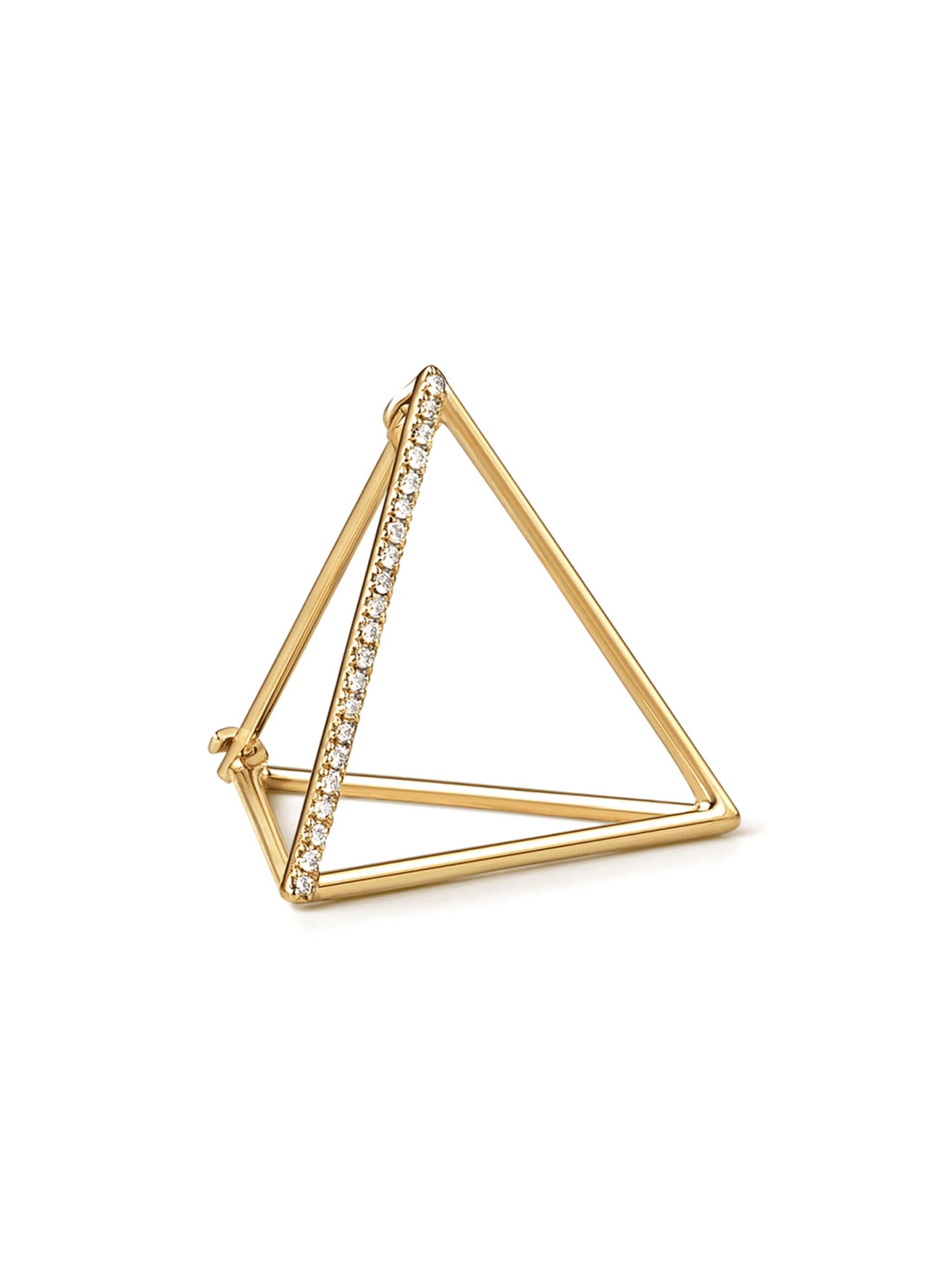 Diamond Triangle Earring 20 (01) - Image 1