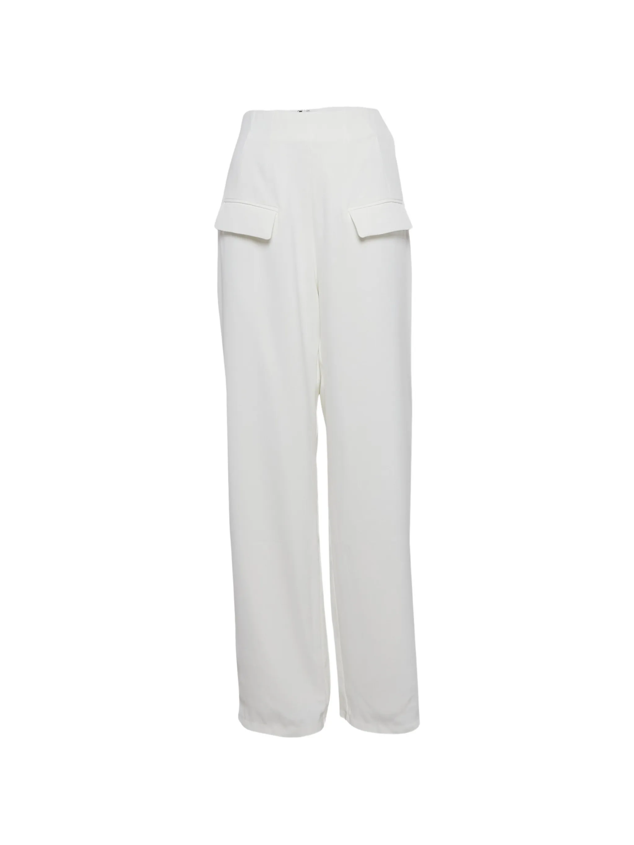 crepe high-rise trousers - Image 1