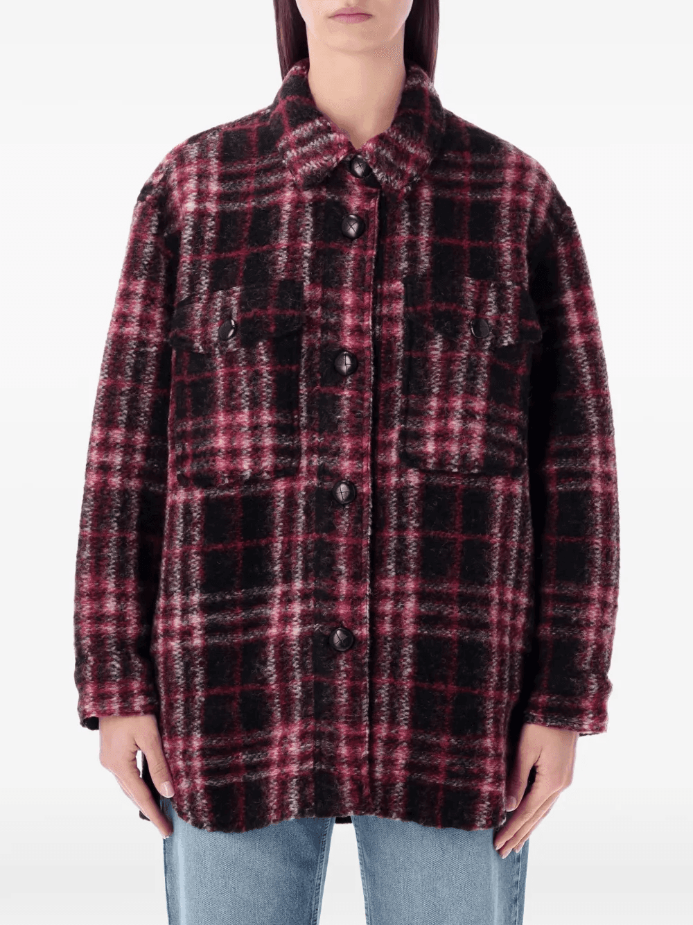 checked overshirt - Image 1