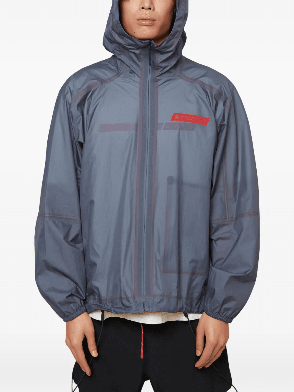 x Massimo Osti logo hooded jacket - Image 1