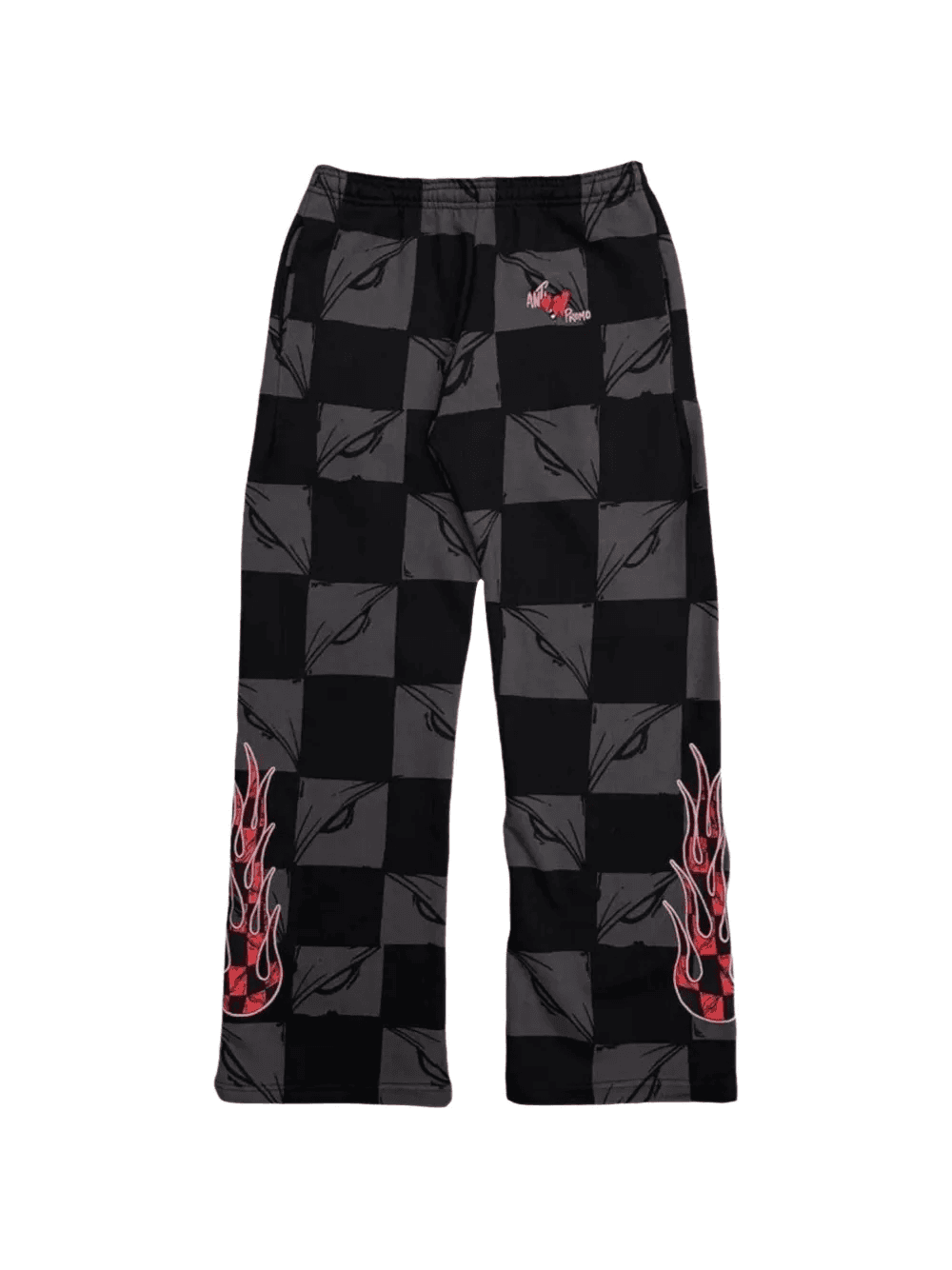 ATL Flame "Black/Grey" track pants - Image 1