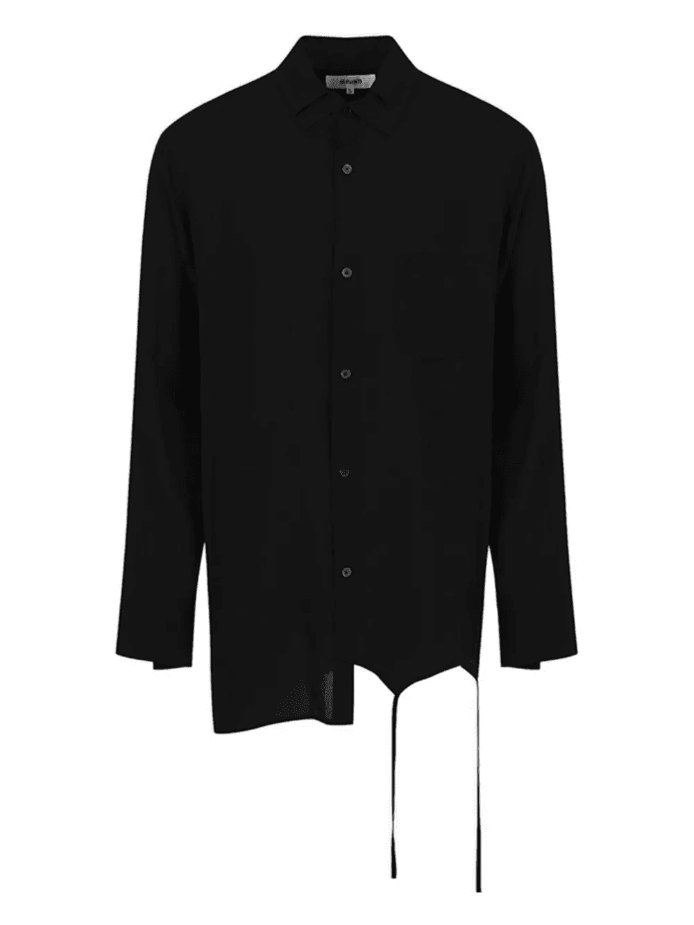 asymmetrical drawstring shirt - Image 1