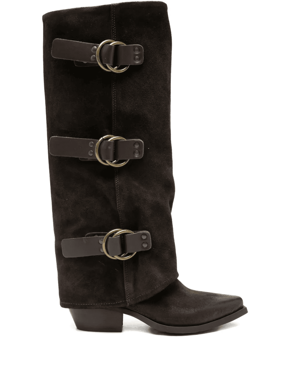 55mm buckle-detail boots - Image 1
