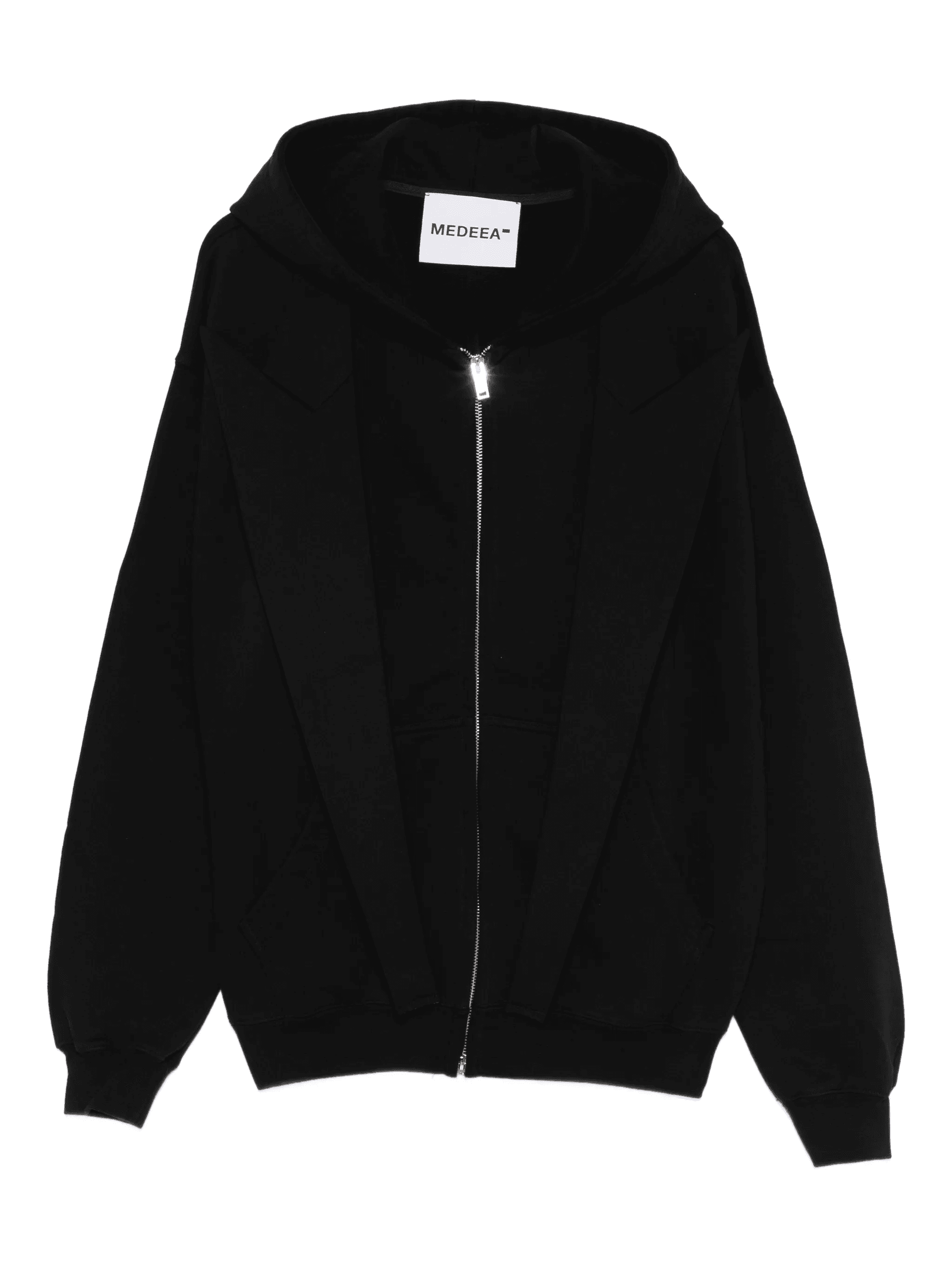 lapels zip hoodie jacket - Image 1