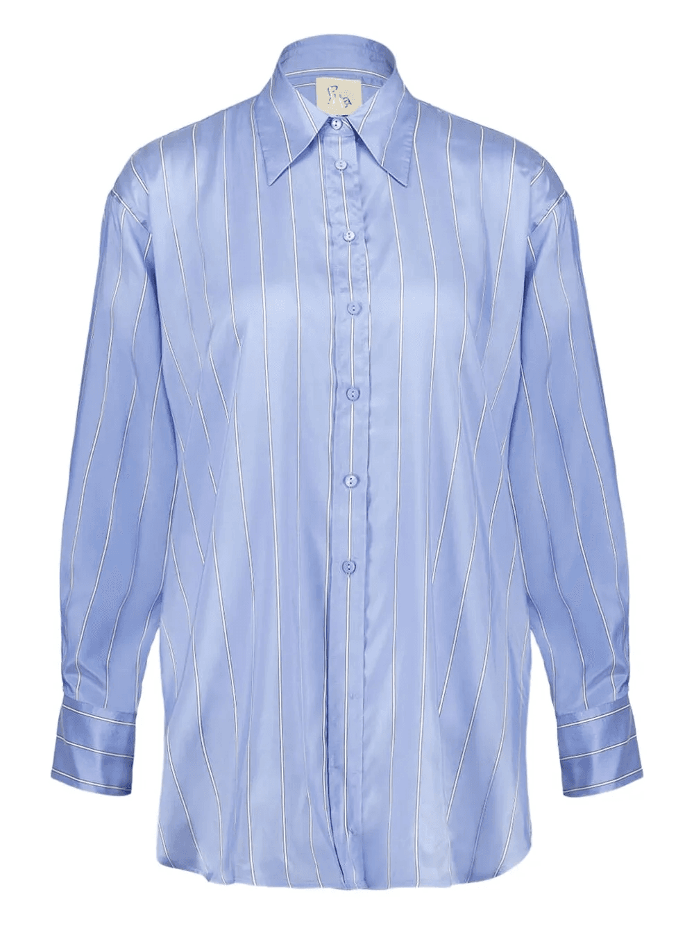 striped button-up shirt - Image 1