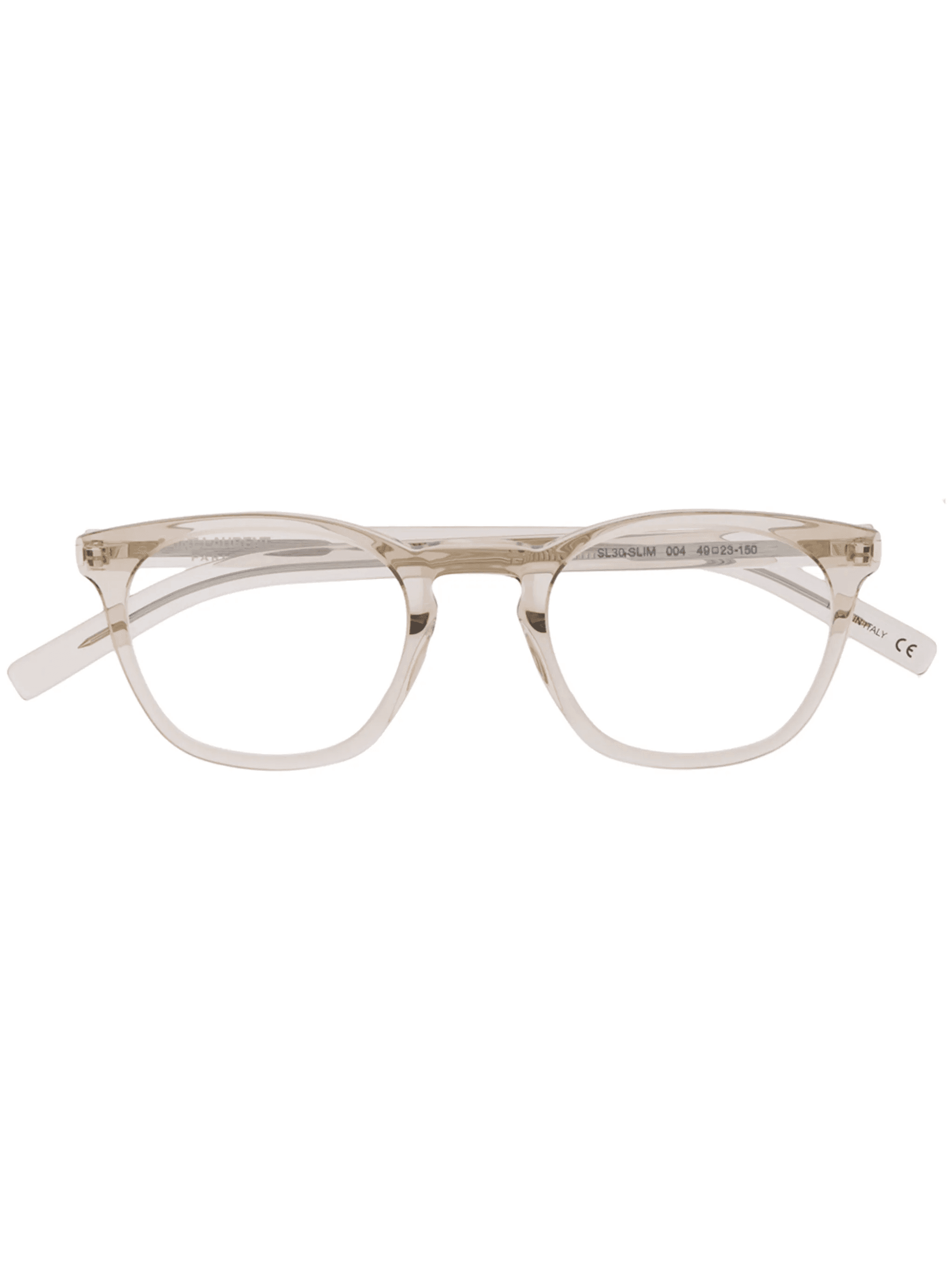 clear horn-rimmed glasses - Image 1