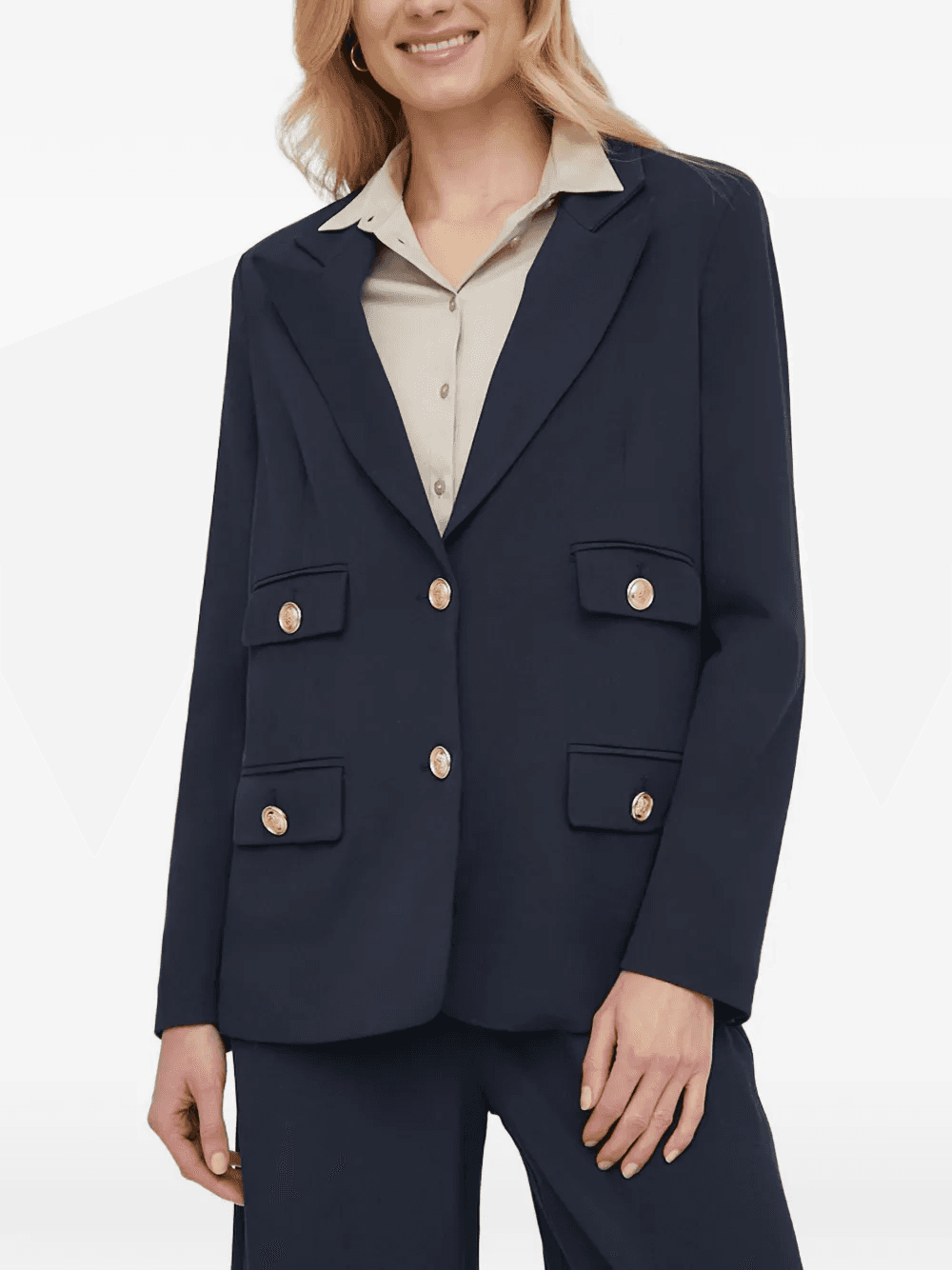 single-breasted blazer - Image 1