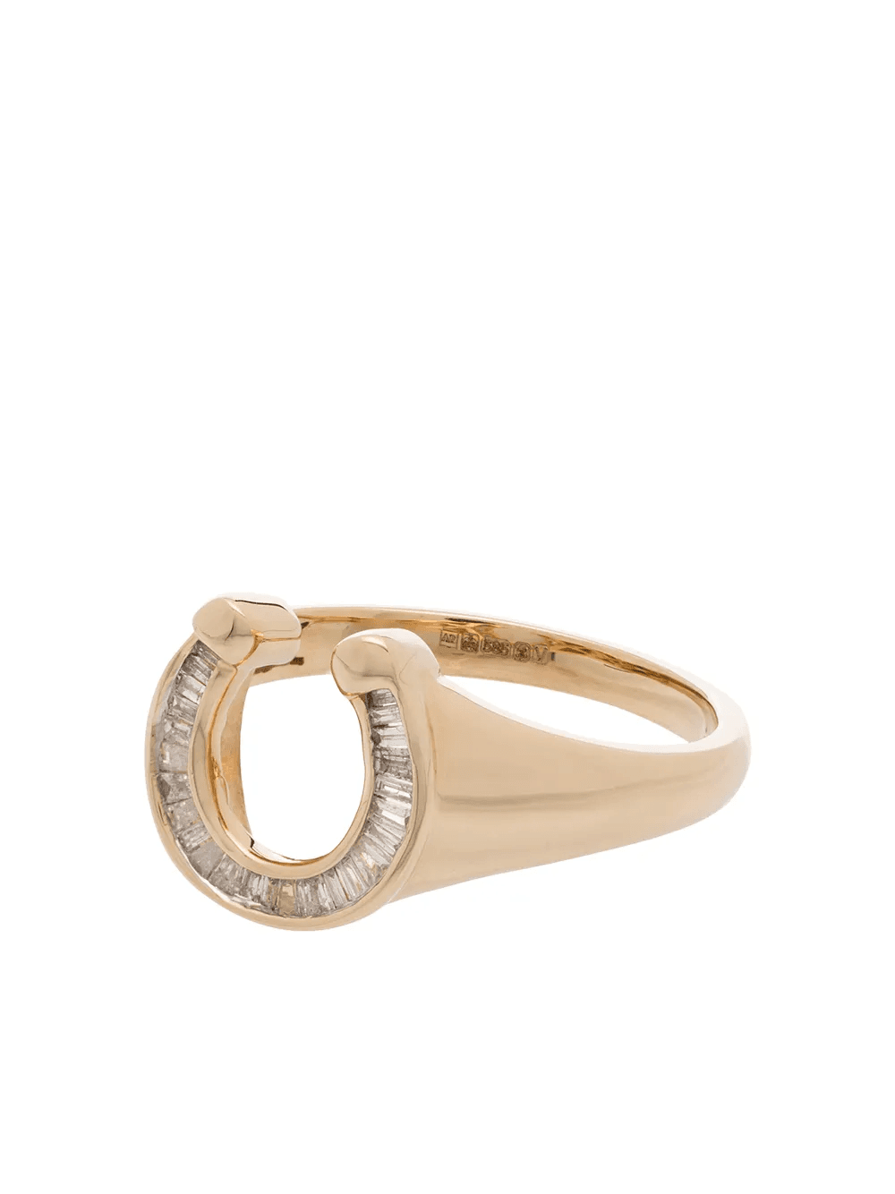 14kt yellow gold diamond stackable ring - Image 1