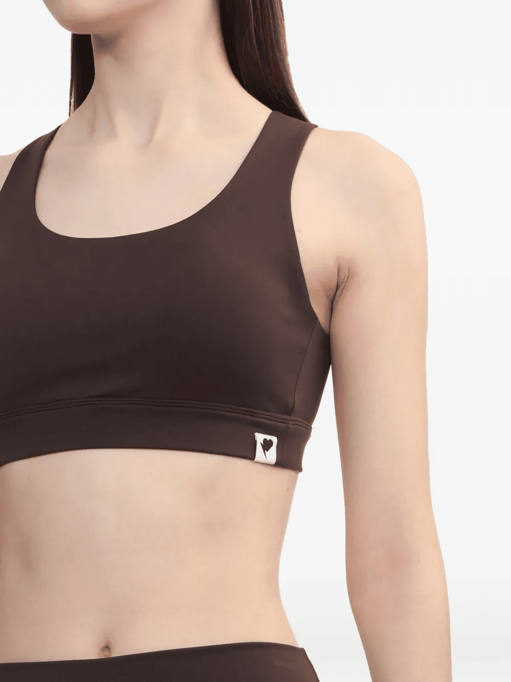 scoop-neck sport bra — Image 2
