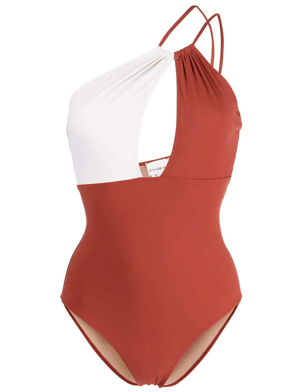 two-tone design swimsuit - Image 1