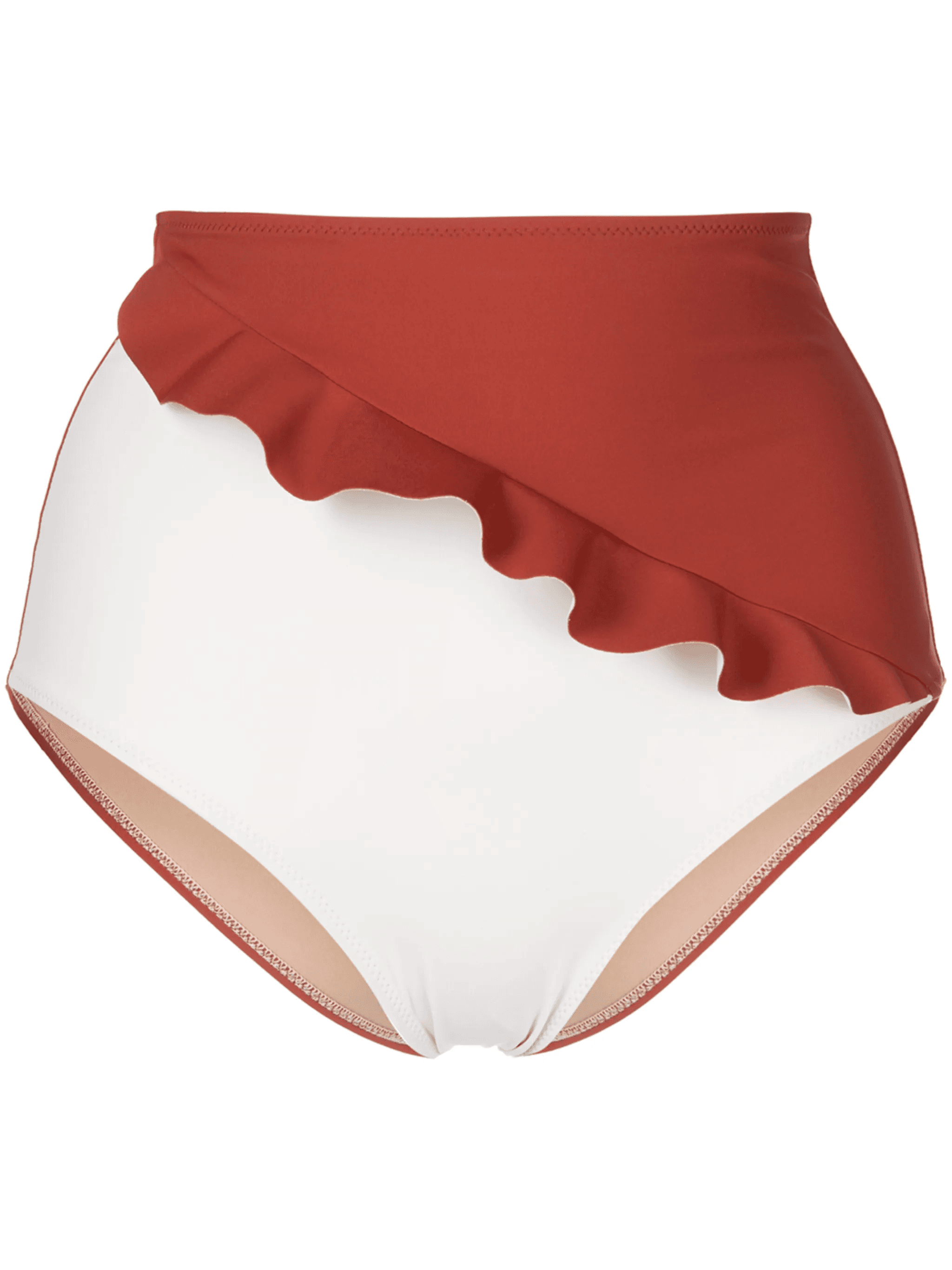 ruffle-trim bikini briefs - Image 1