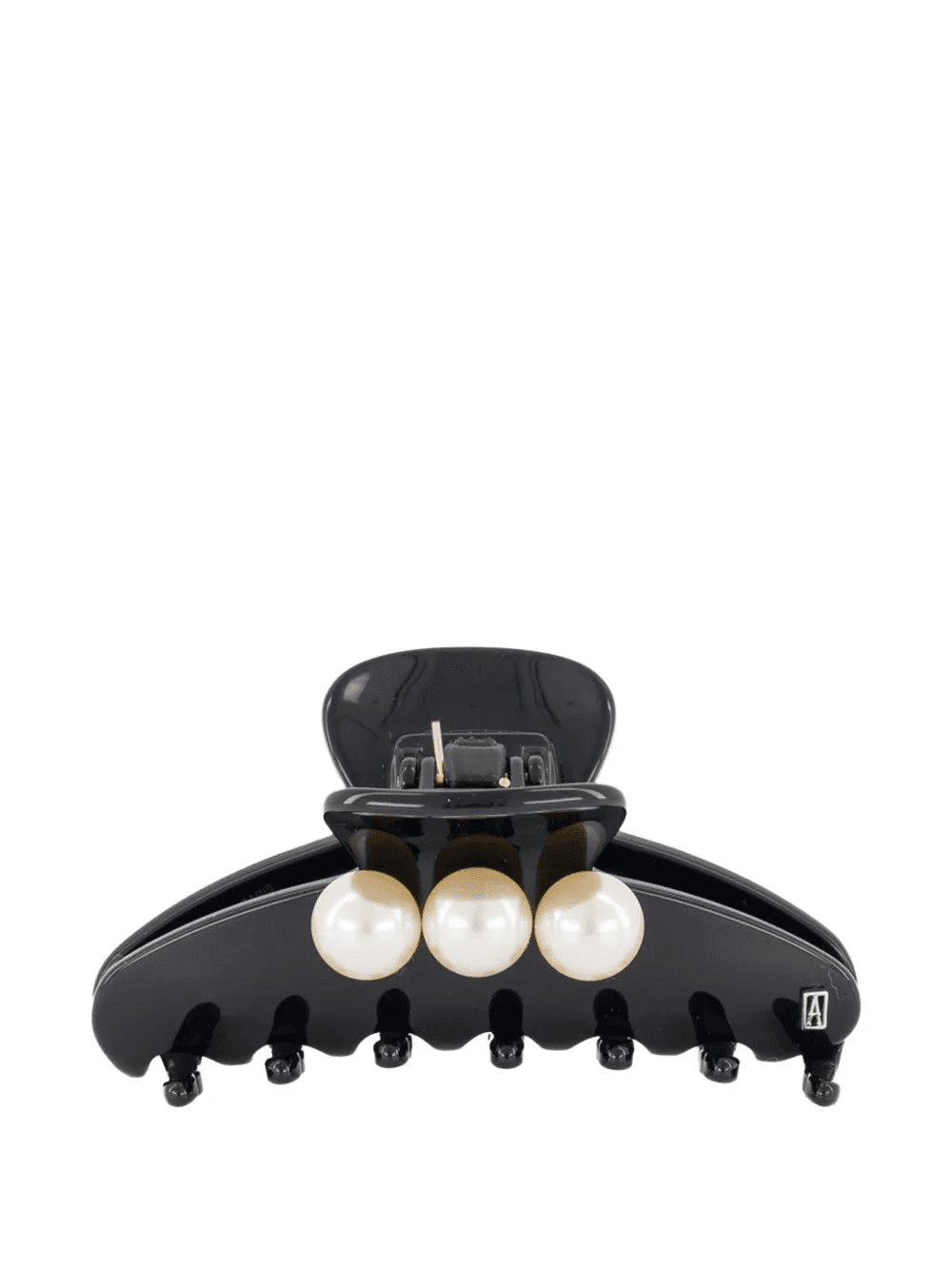 faux pearl-embellished hair clip - Image 1