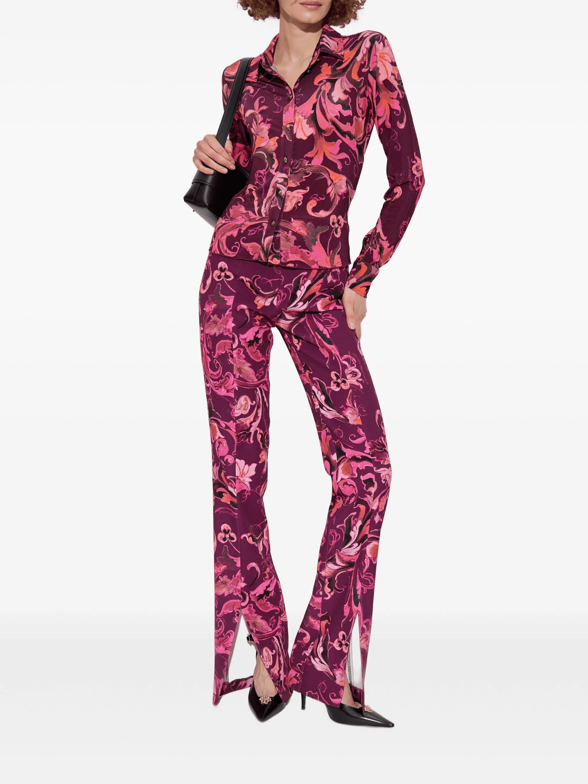 Barocco-print trousers - Image 1
