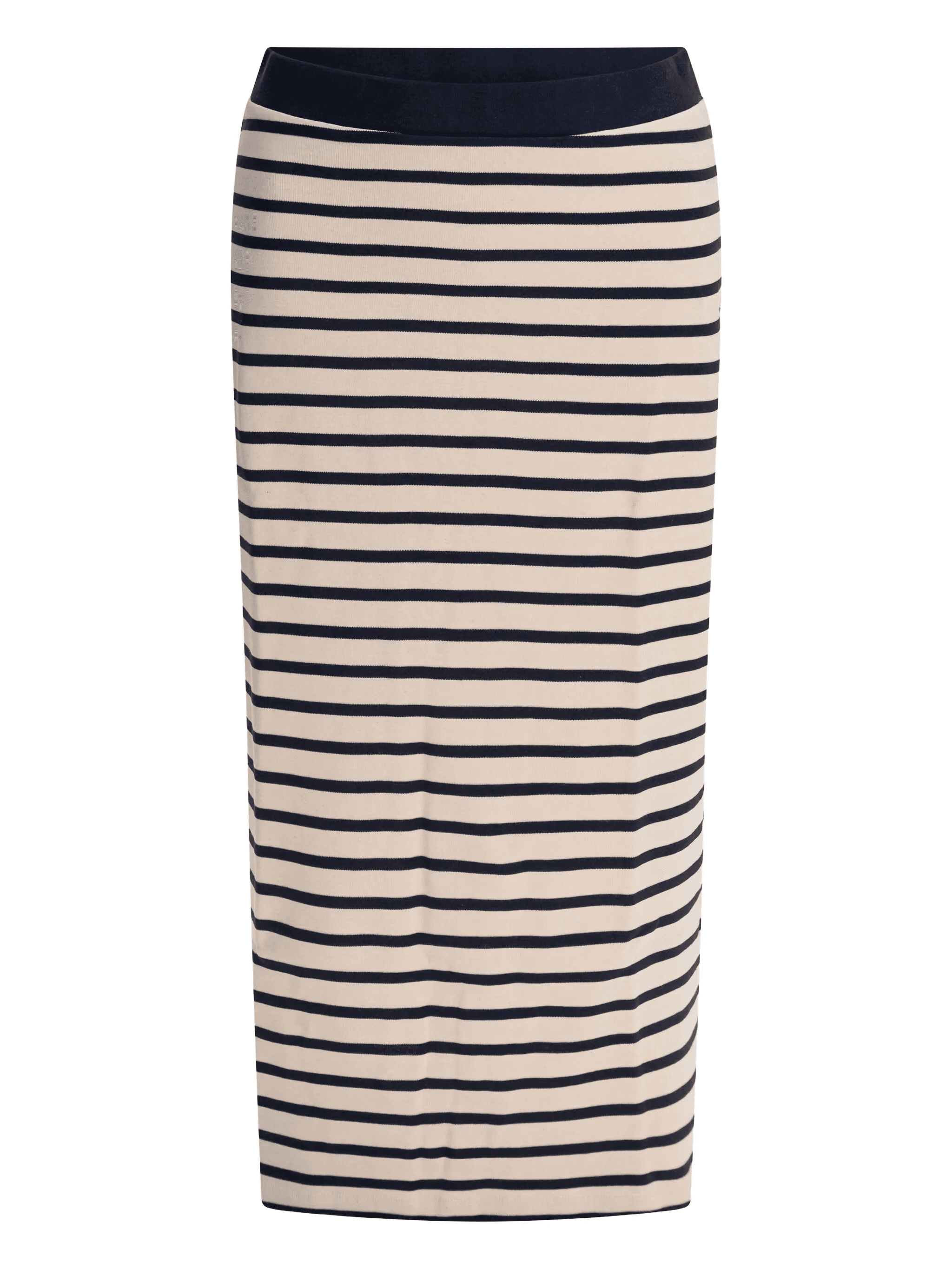 striped-pattern midi skirt - Image 1