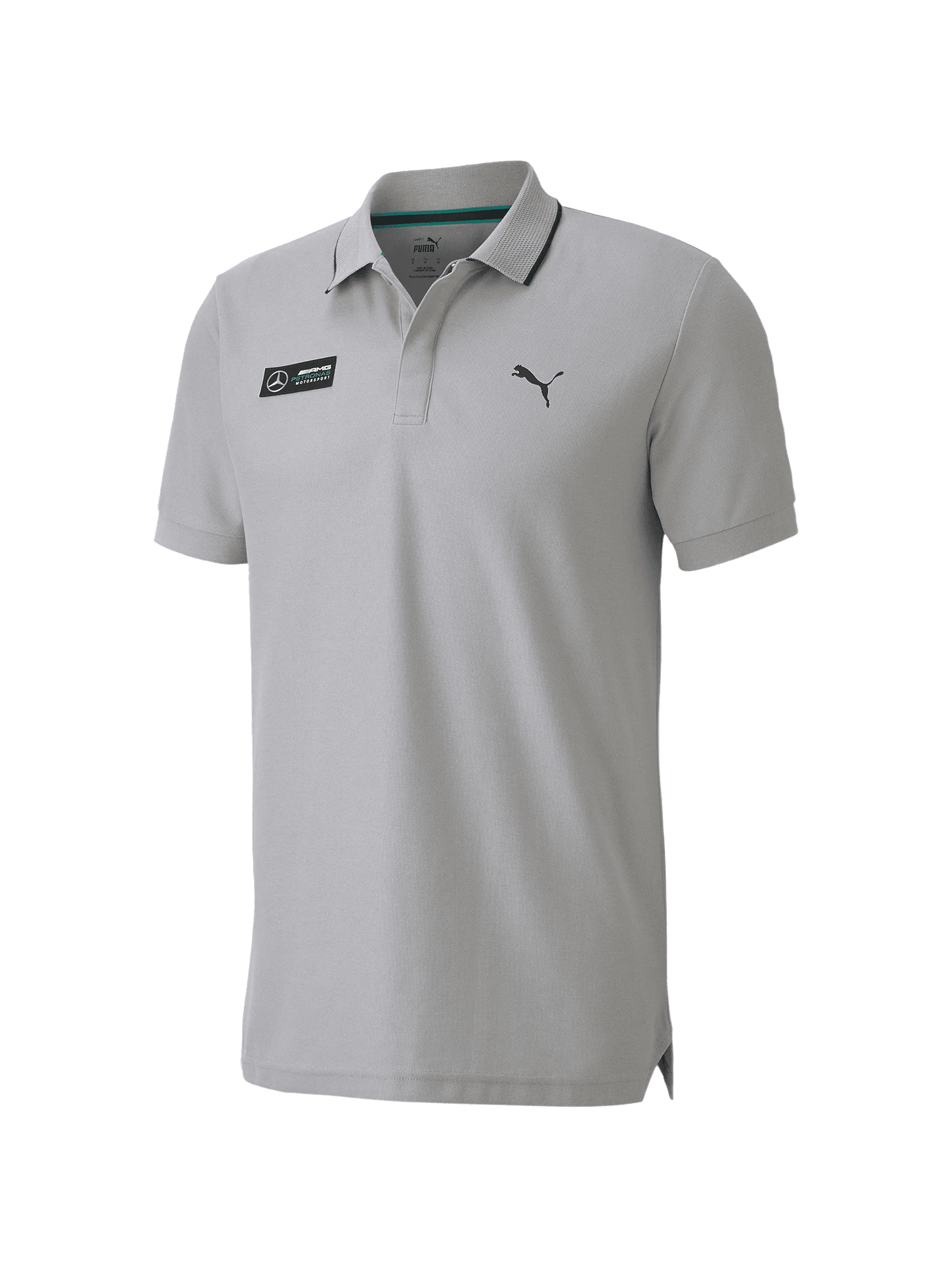 x Mercedes AMG Petronas F1 Team logo-print polo shirt - Image 1