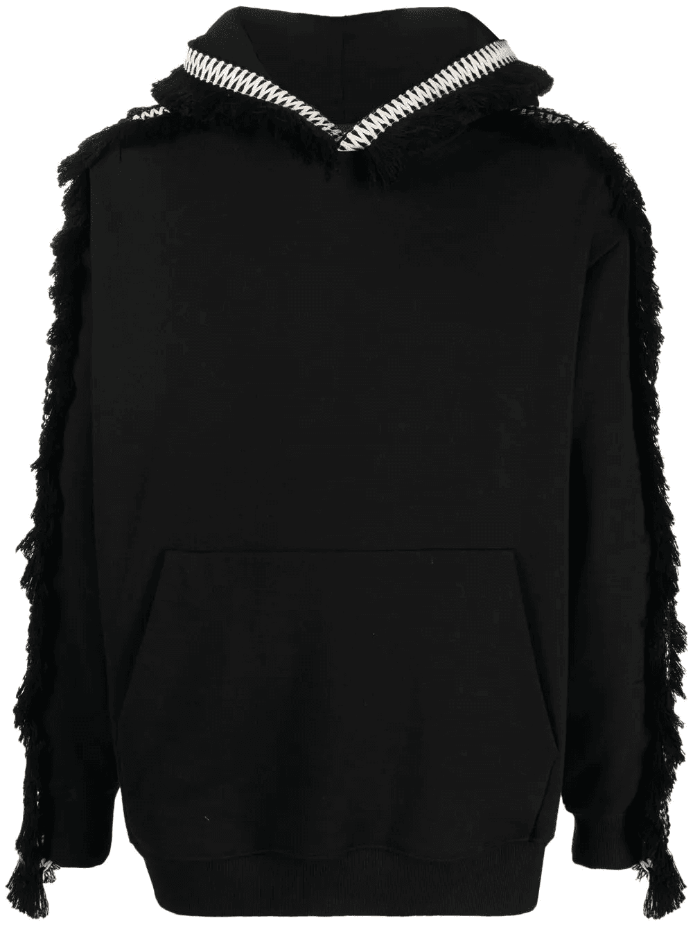 embroidered-detail hoodie - Image 1