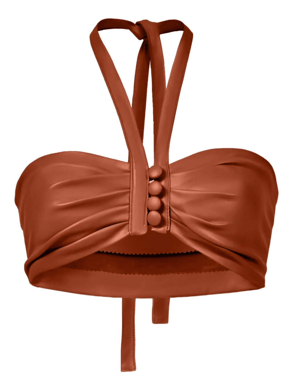 button halterneck top - Image 1