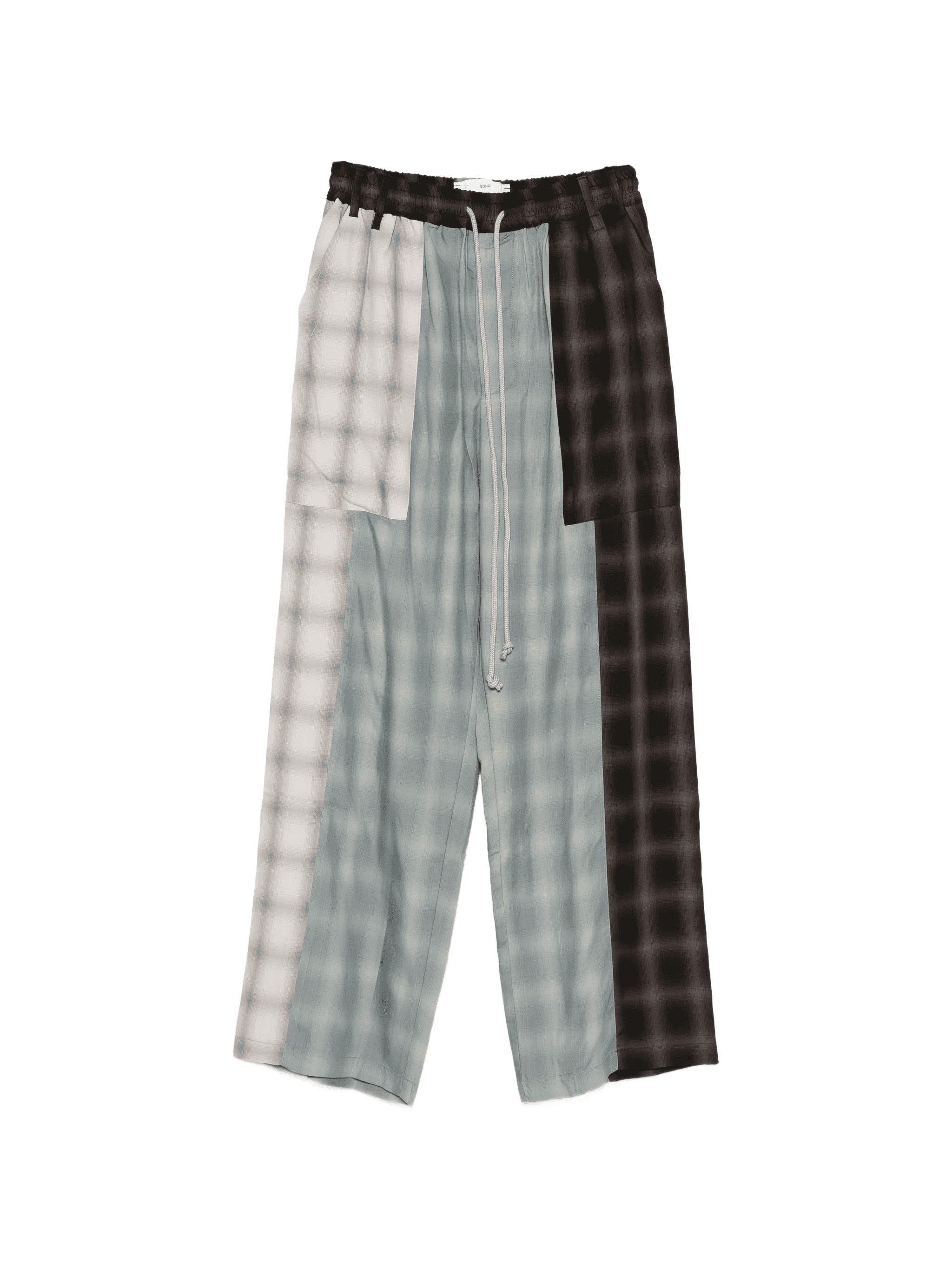check-pattern trousers - Image 1